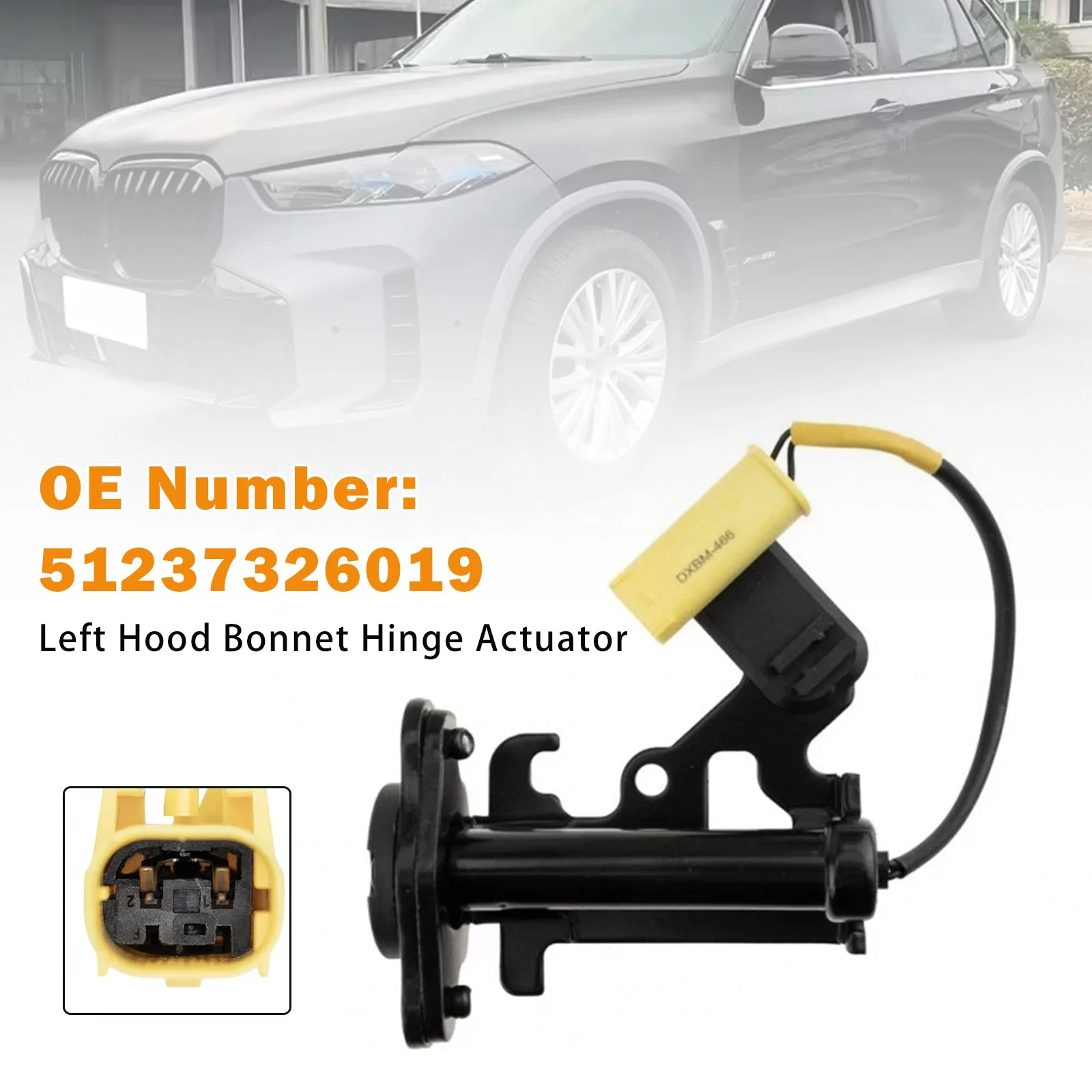 Hood Bonnet Hinge Actuator Left Side 51237326019 Fit For BMW X5 F15 X6 F16