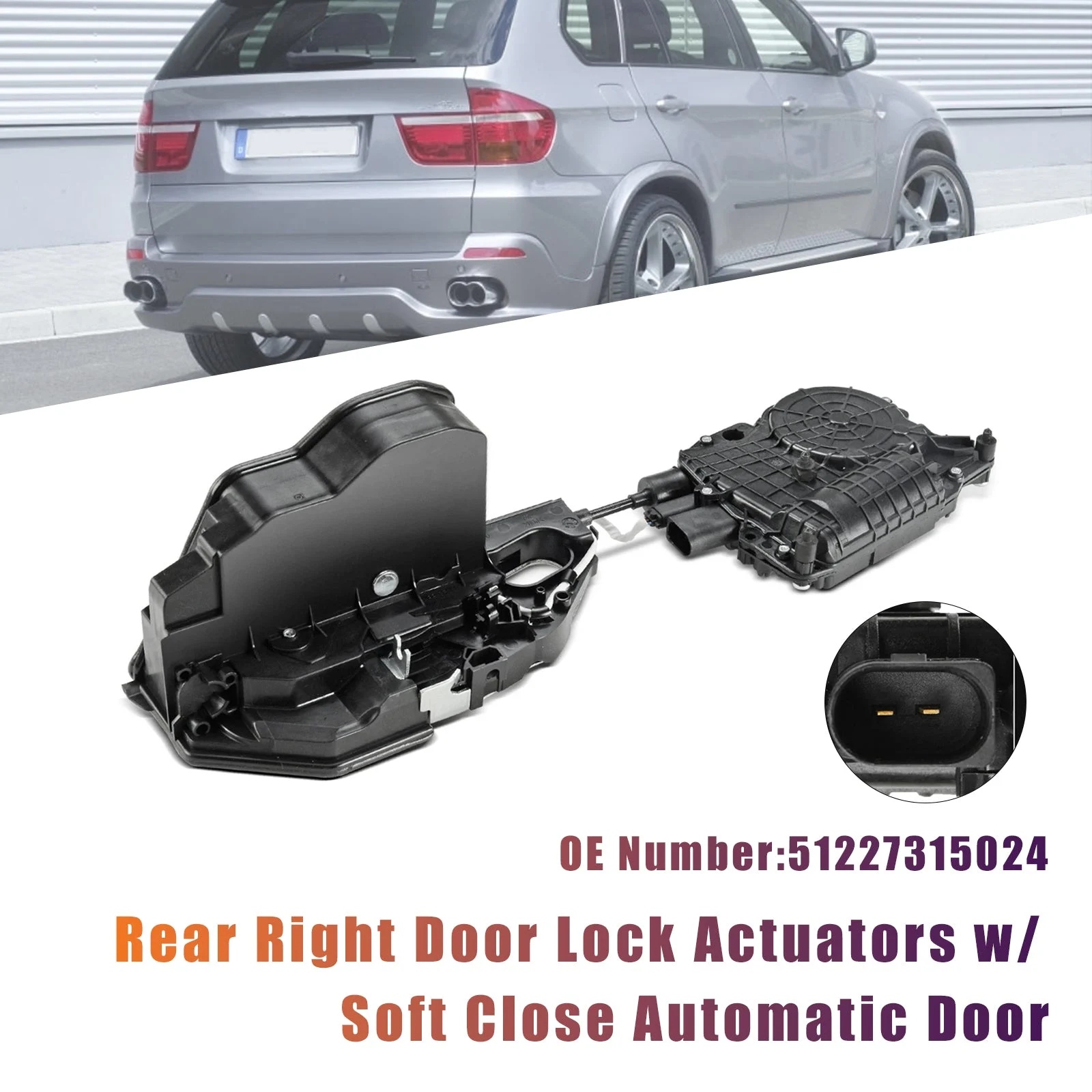 Rear Right Door Lock Actuators 51217315024 for BMW X5 E70 07-12 X6 E71 08-14