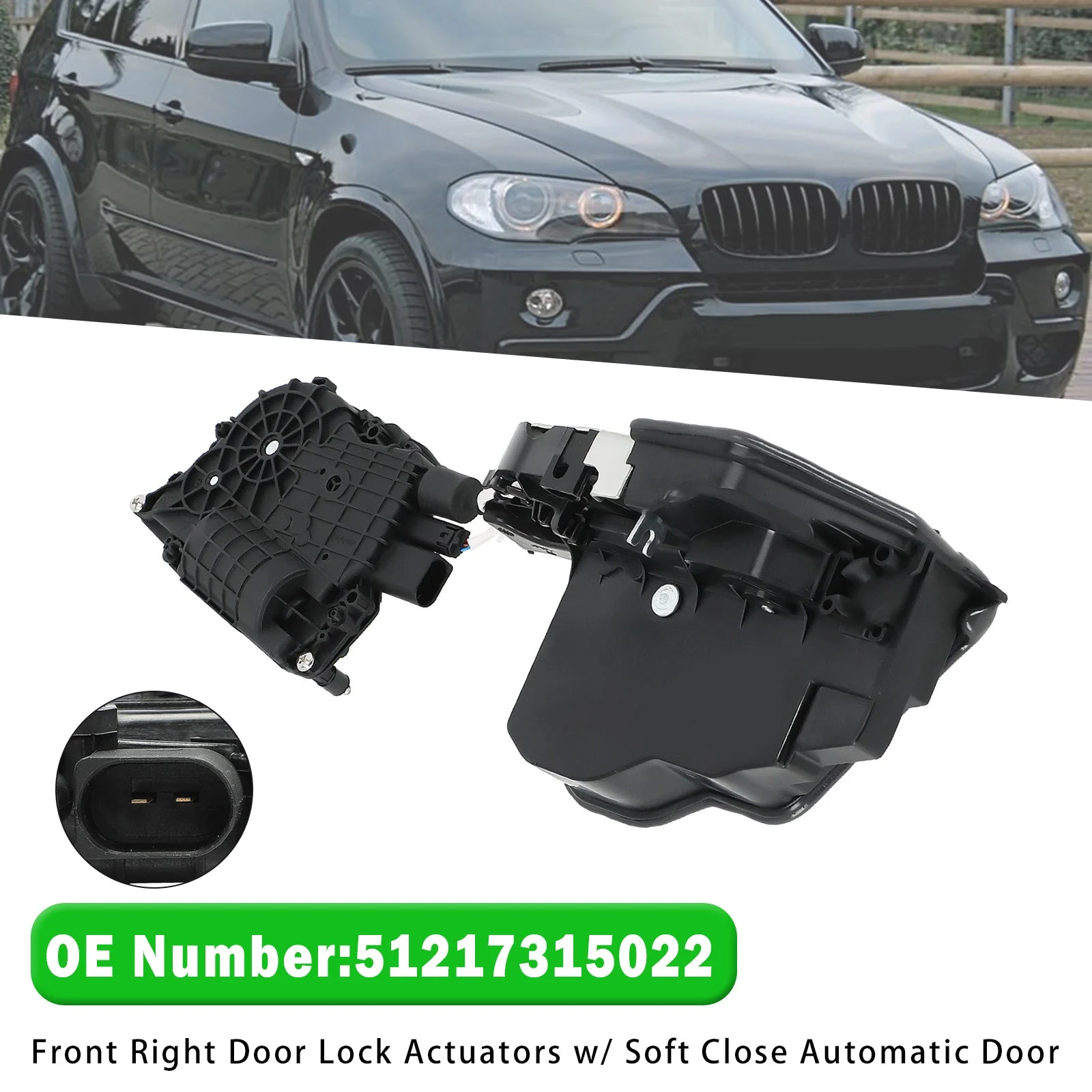 Front Right Door Lock Actuators 51217315022 for BMW X5 E70 07-12 X6 E71 08-14