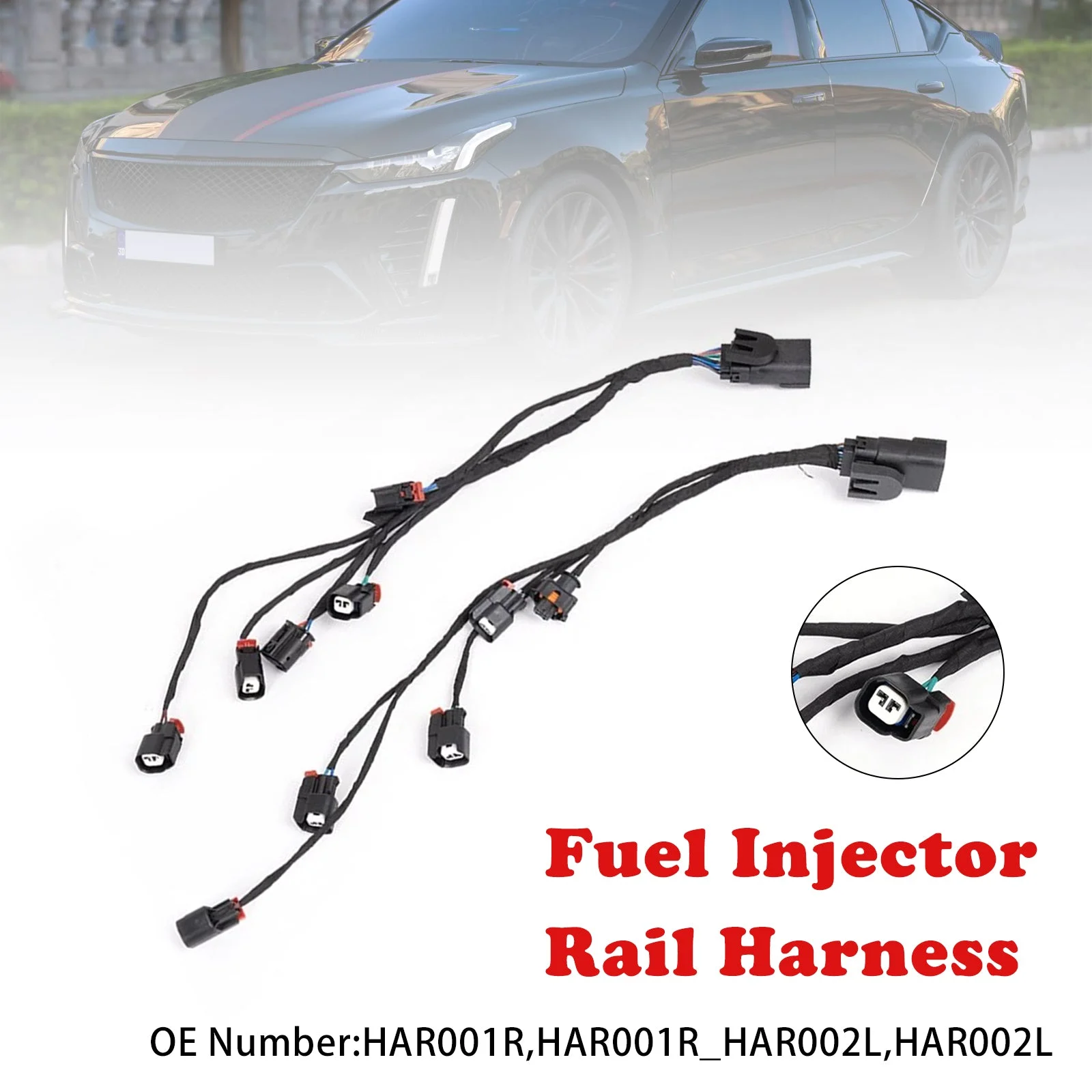 Fuel Injector Rail Harness HAR001R_HAR002L For Cadillac Chevy GMC 5.3L 6.2L 6.6L 14-23