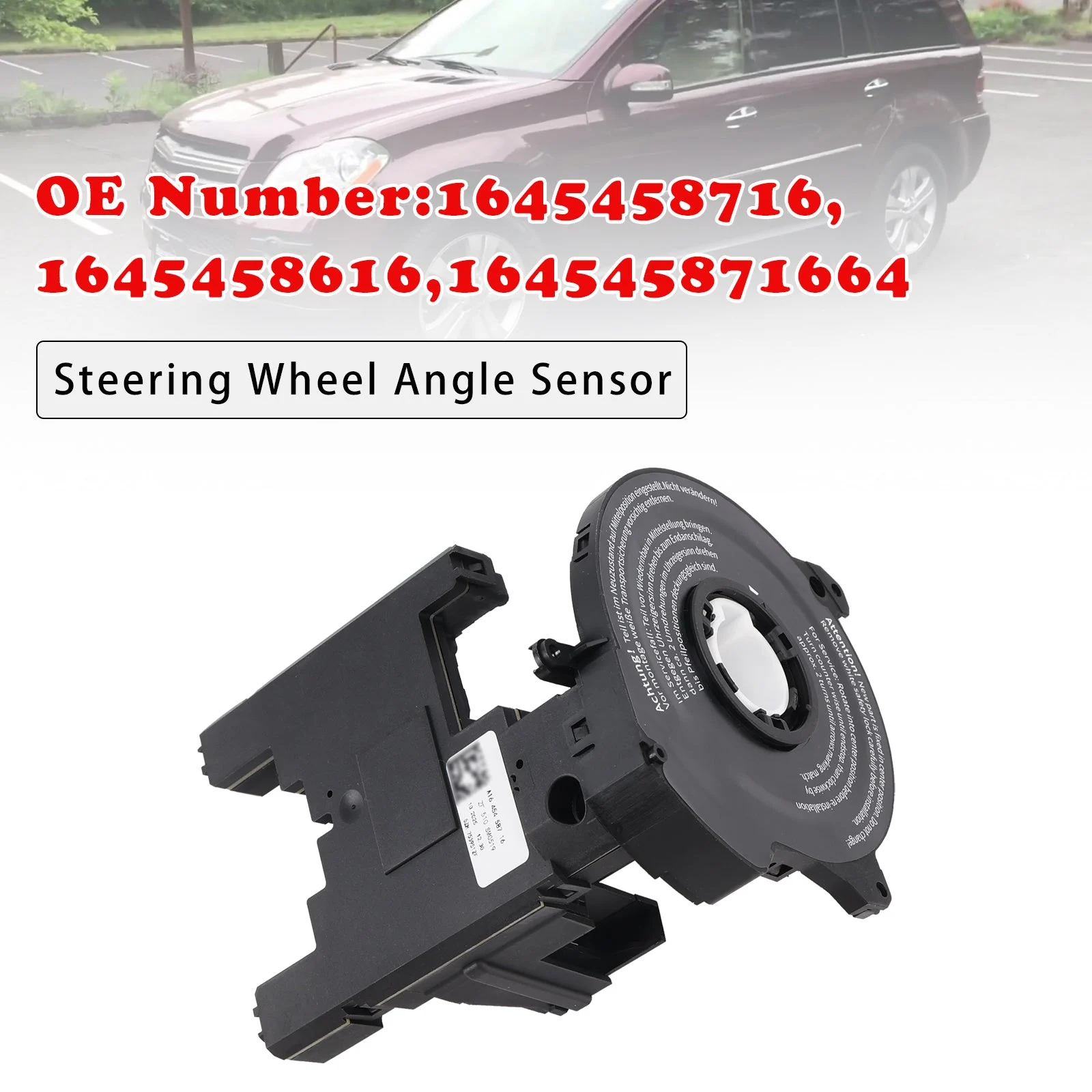 Steering Wheel Angle Sensor 1645458616 For Benz GL320 GL350 ML320 ML450 R63 AMG