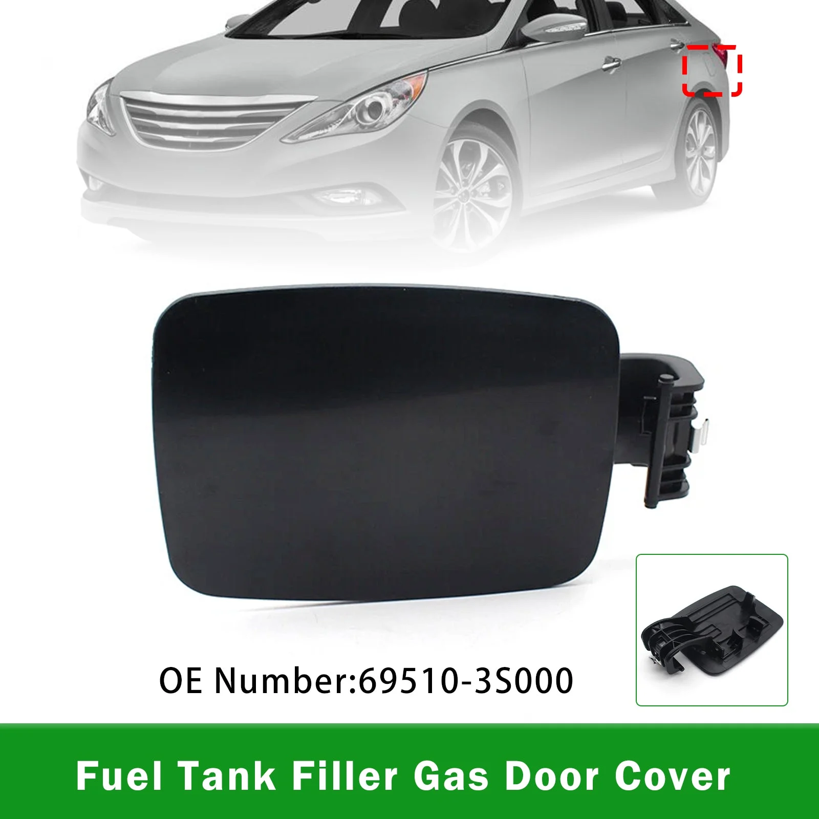 Fuel Tank Filler Gas Door Cover 695103S000 For Hyundai Sonata 2011-2014