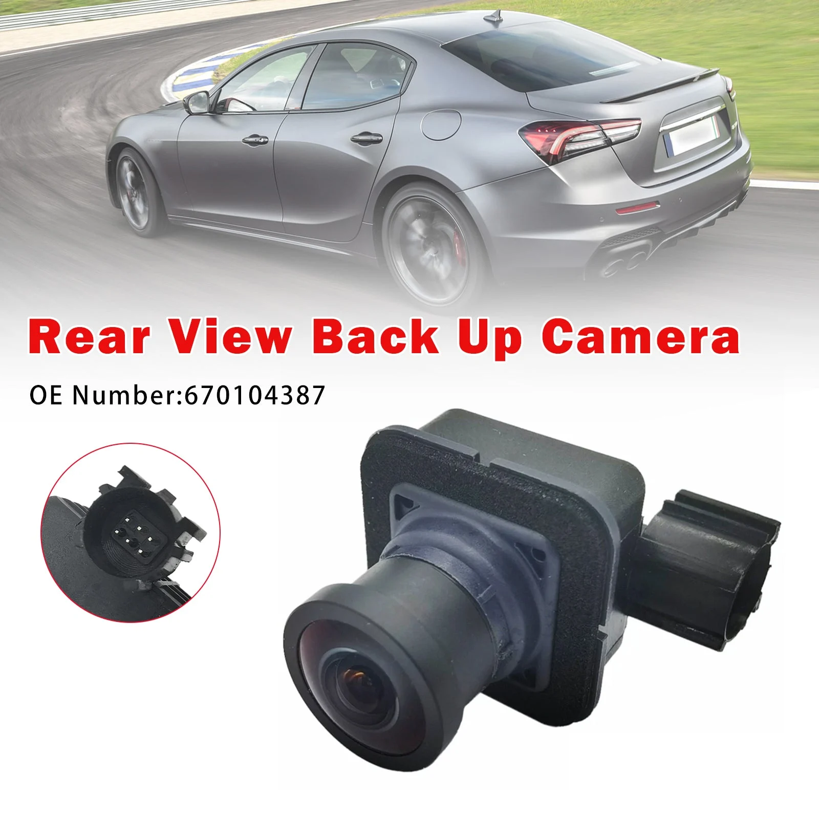Rear View Back Up Camera 670104387 670039122 Fit For Maserati Ghibli 2017-2021