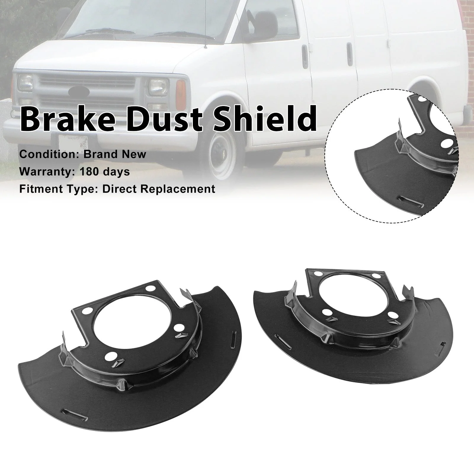 Front Brake Dust Shield 25846355 Fit Chevy Silverado 2500 1999-2024 947-073