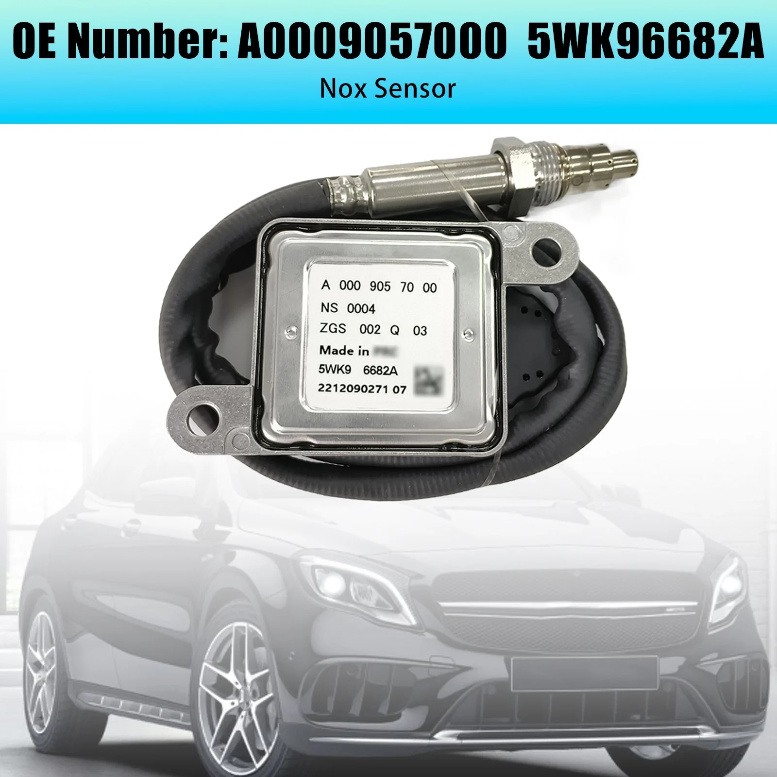Nitrogen Oxide Sensor A0009057000 5WK96682A For Mercedes C E S V M GLA-CLASS