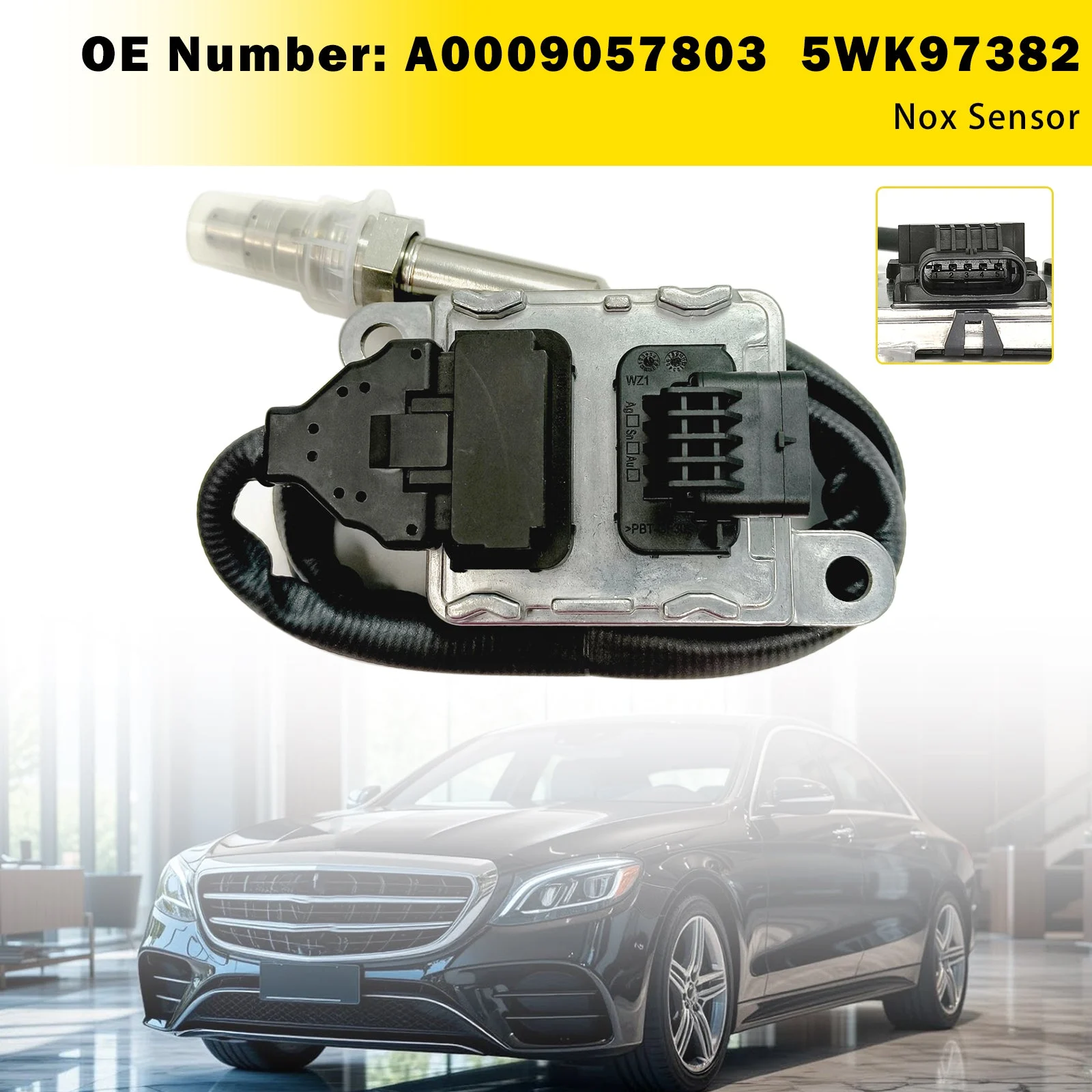 Nitrogen Oxide Sensor A0009057803 5WK97382 For Mercedes-Benz S-CLASS E-CLASS VITO