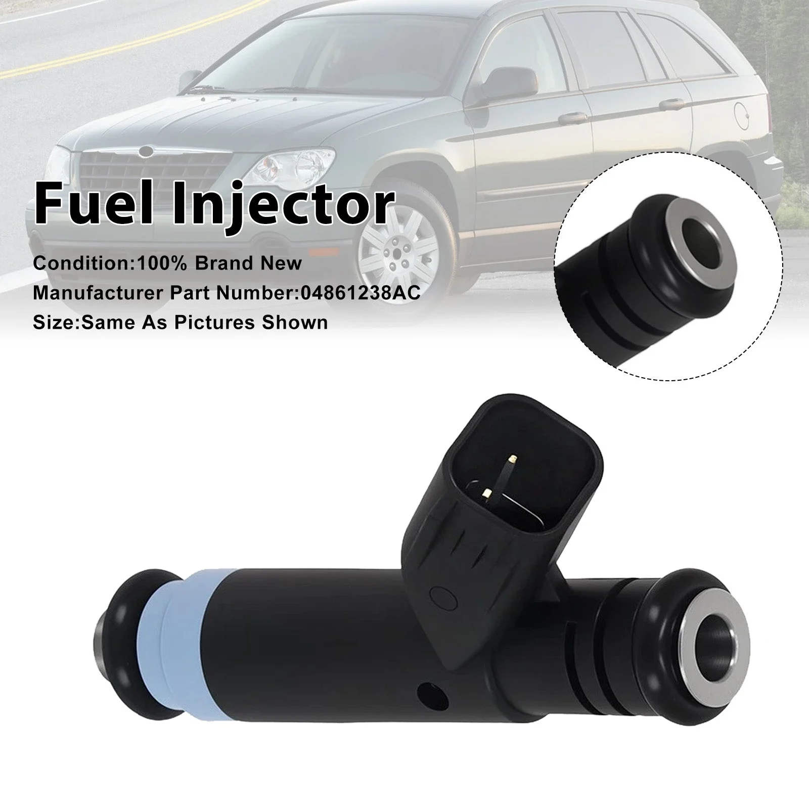 1Pcs Fuel Injector For Chrysler 05-08 For Dodge 3.8L V6 04861238AC