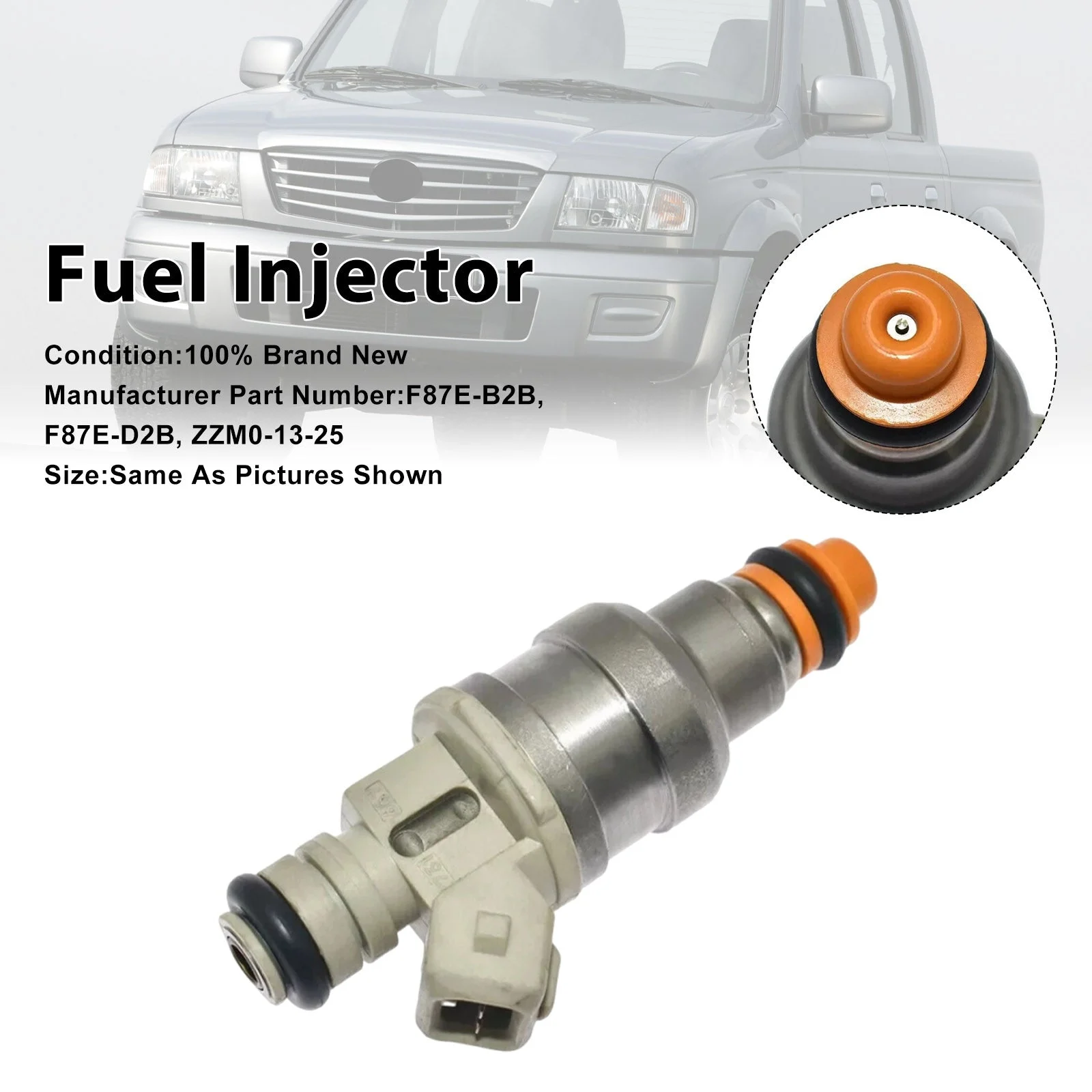 1Pcs Fuel Injector For Ford Ranger For Mazda B3000 Sable 3.0L V6 F87E-D2A