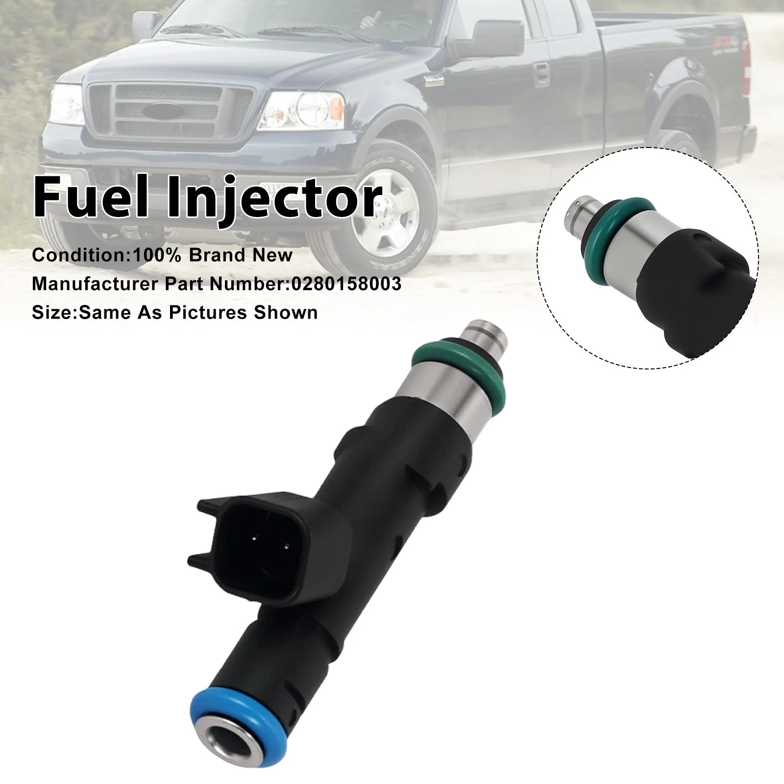 1Pcs Fuel Injector For Ford F-150 Lariat 5.4L V8 04 0280158003