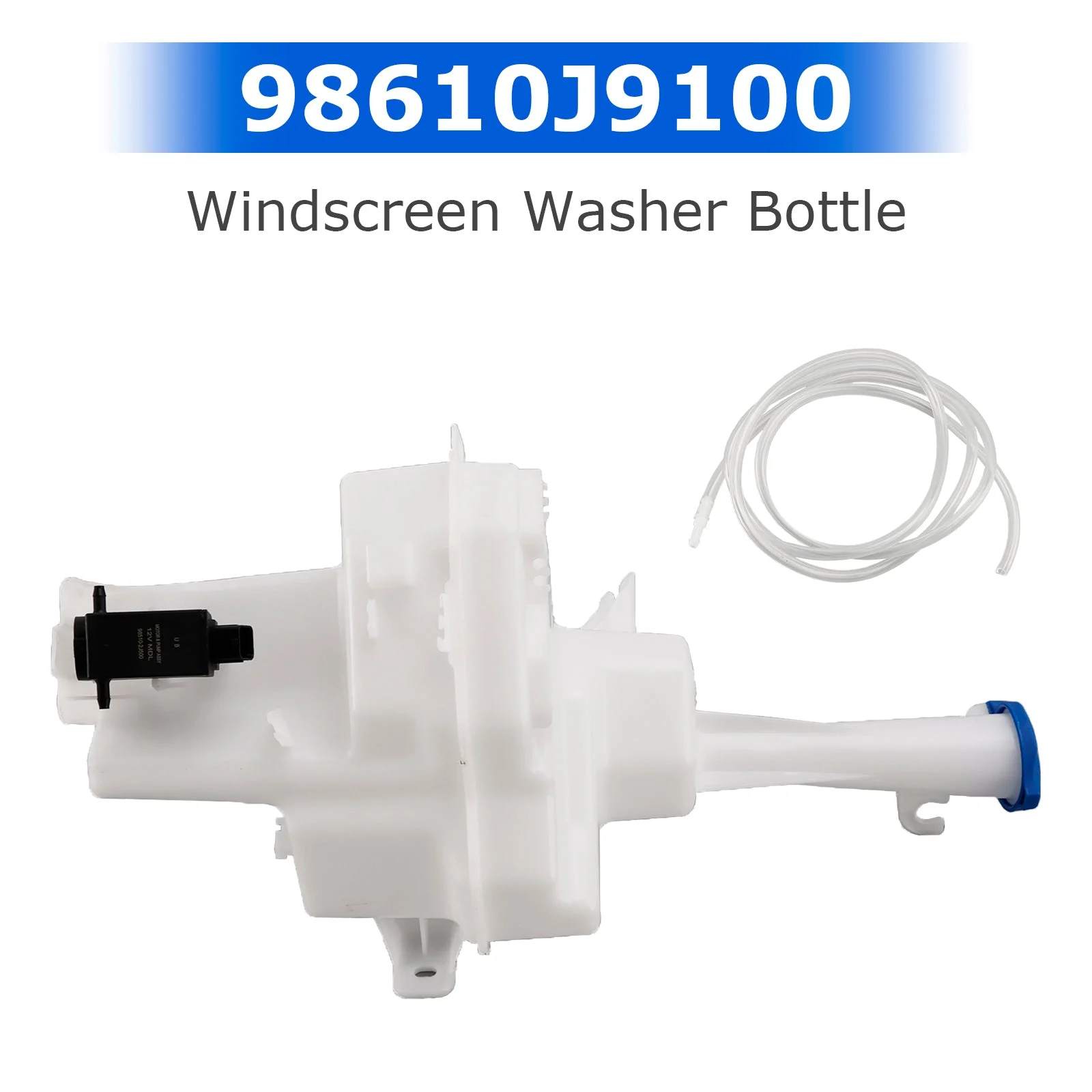 Windscreen Washer Bottle With Pump Sensor & Cap for Hyundai Kona 2018-2021