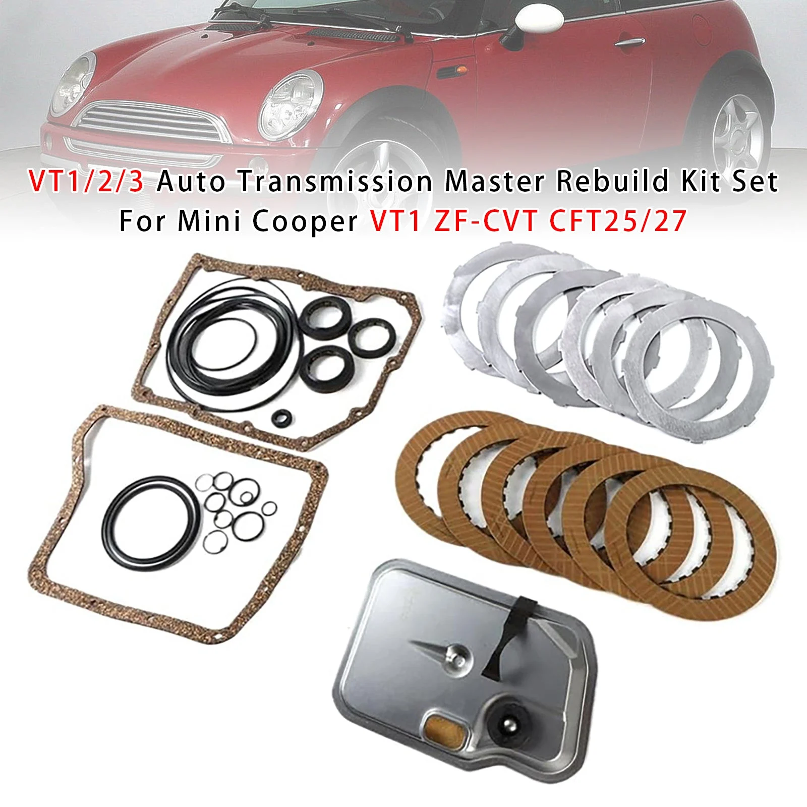 VT1/2/3 Auto Transmission Master Rebuild Kit Set For Mini Cooper VT1 CVT