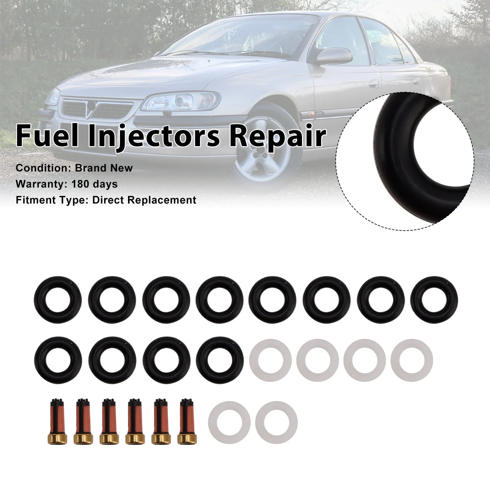 Fuel Injector Seal O-Ring 0280155985 Fit Vauxhall Omega 94-03 Vectra 95-09