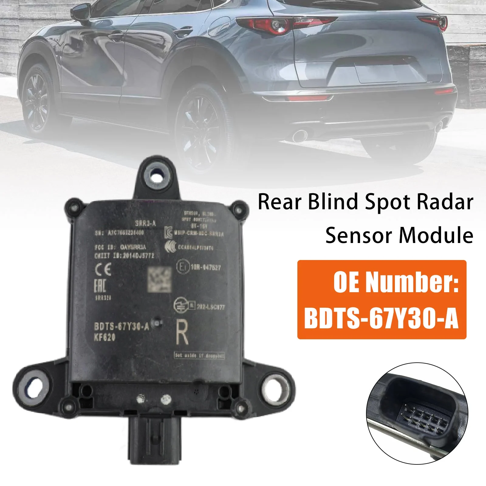 Rear Blind Spot Radar Sensor Module BDTS-67Y30-A For Mazda CX-30 2020-2023