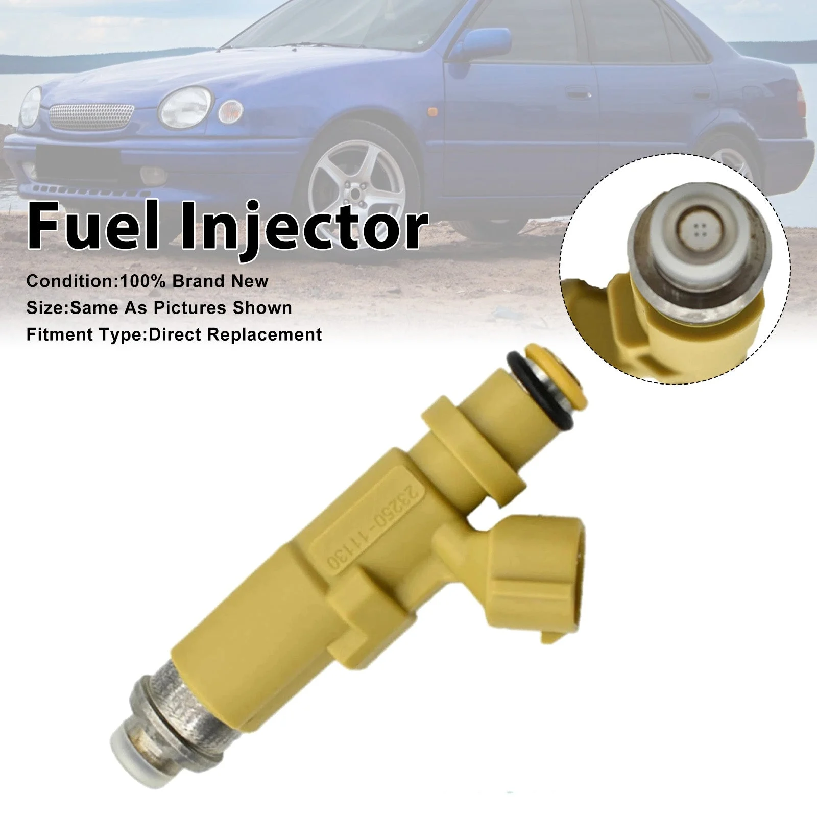 1Pcs Fuel Injector For Toyota Corolla 1.6L/1.8L 1995-2005 23250-11130