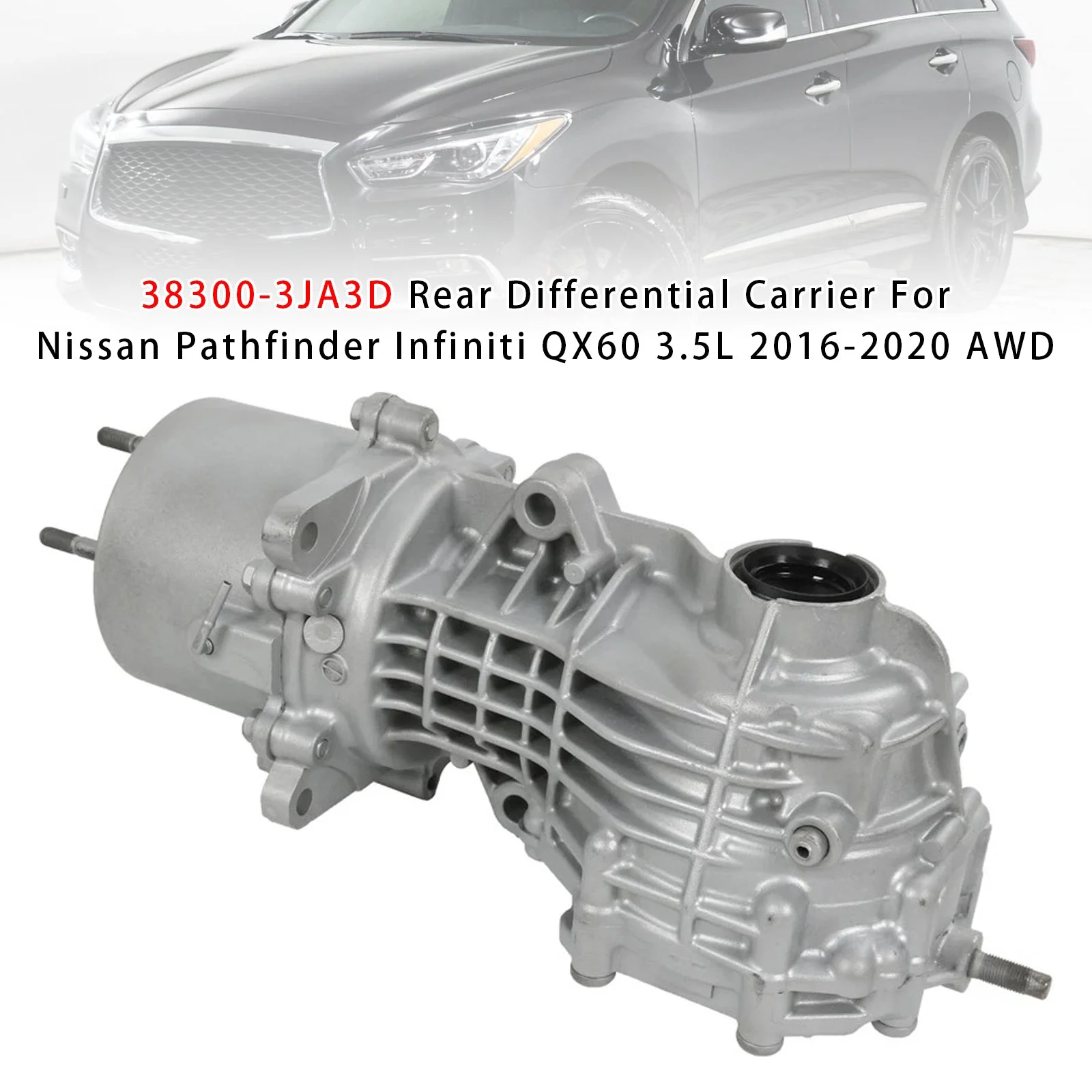 Rear Differential Carrier For Nissan Pathfinder Infiniti Qx60 3.5L 2016-2020 Awd