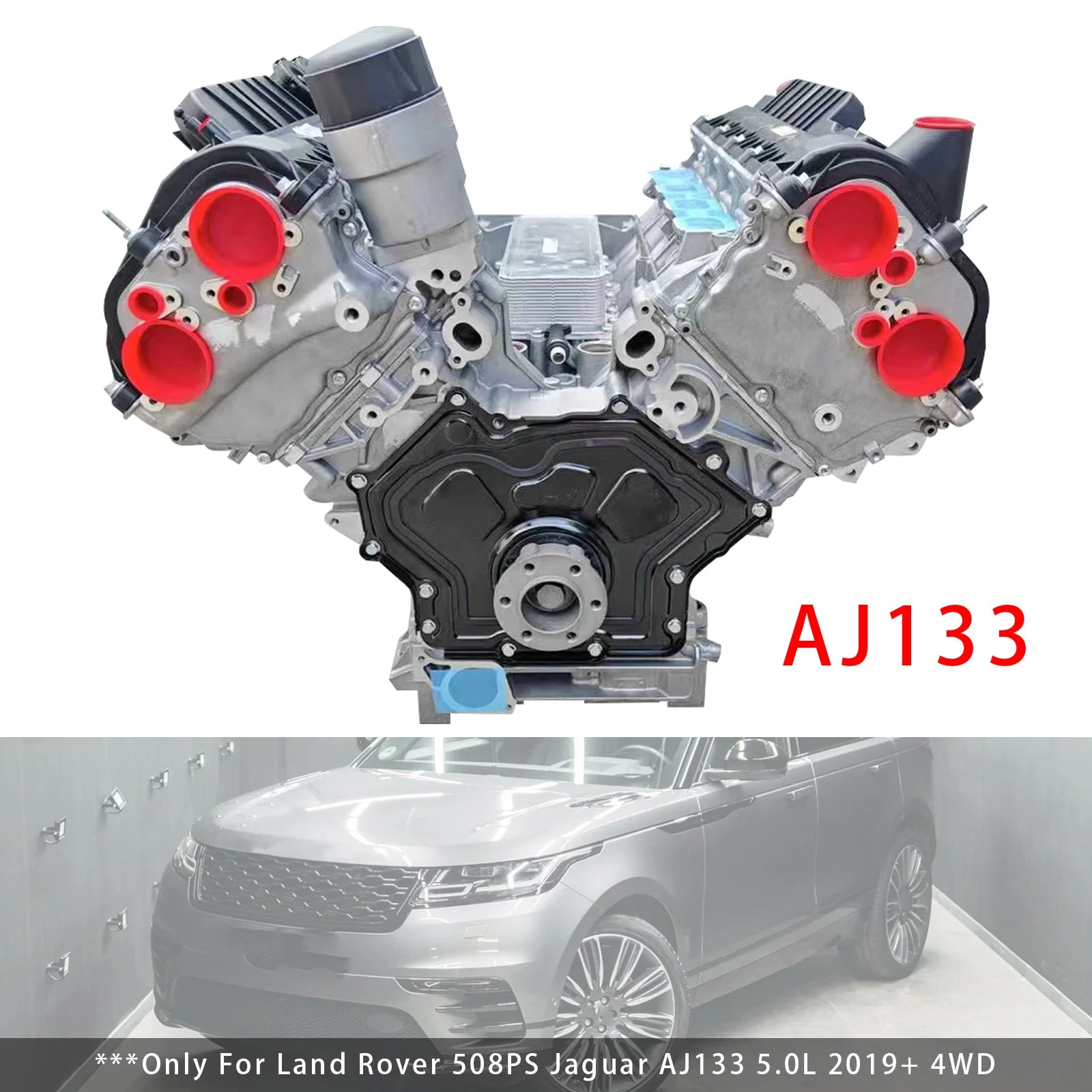 Jaguar XJ Land Rover Range V8 5.0 L 2019+ 4Wd Engine Motor Assembly AJ133
