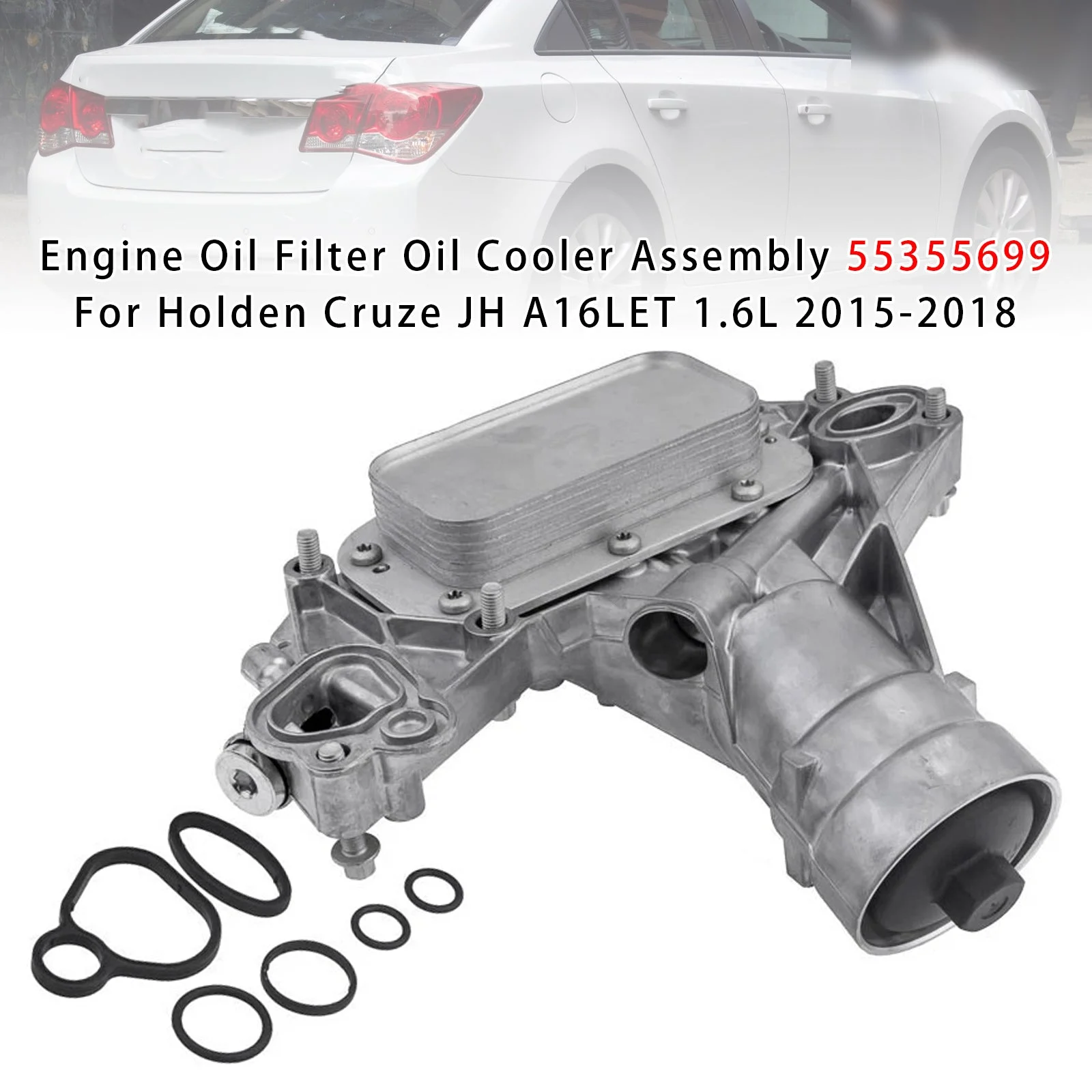 Engine Oil Filter Oil Cooler 55355699 For Holden Cruze JH A16LET 1.6L 2015-2018