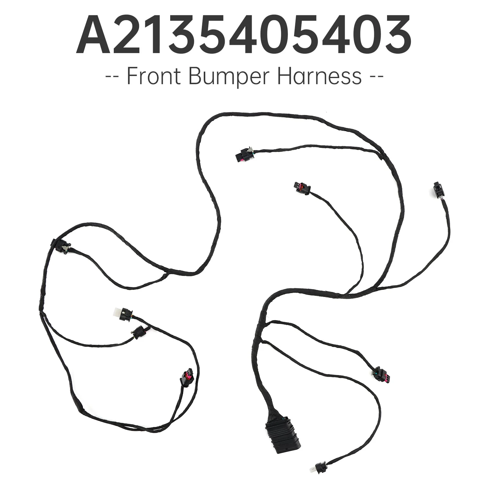 Parking Sensor Wiring Loom Front Bumper Harness A2135405403 for Mercedes E Class