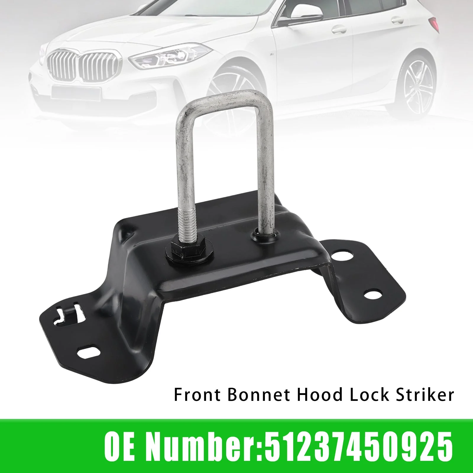 Front Bonnet Hood Lock Striker 51237450925 For BMW F40 F44 2019-2022