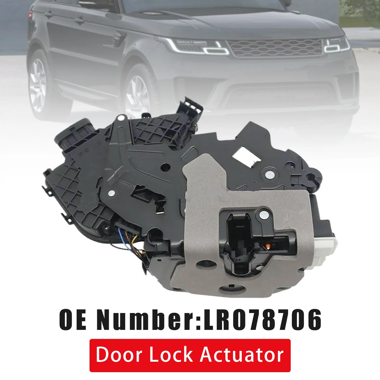 Front Right Door Lock Actuator LR078706 for Land Rover Range Rover Sport 2014-2022