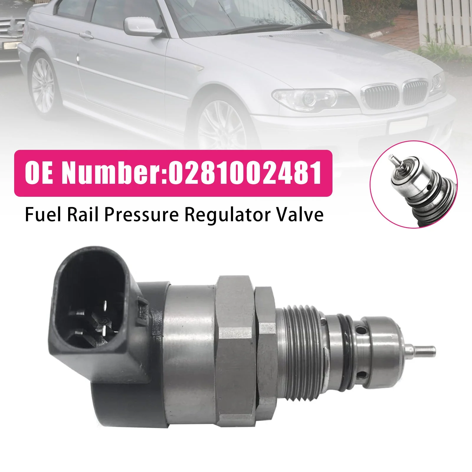 Fuel Rail Pressure Regulator Valve 0281002481 For BMW 1 3 5 7 SERIES X3 X5