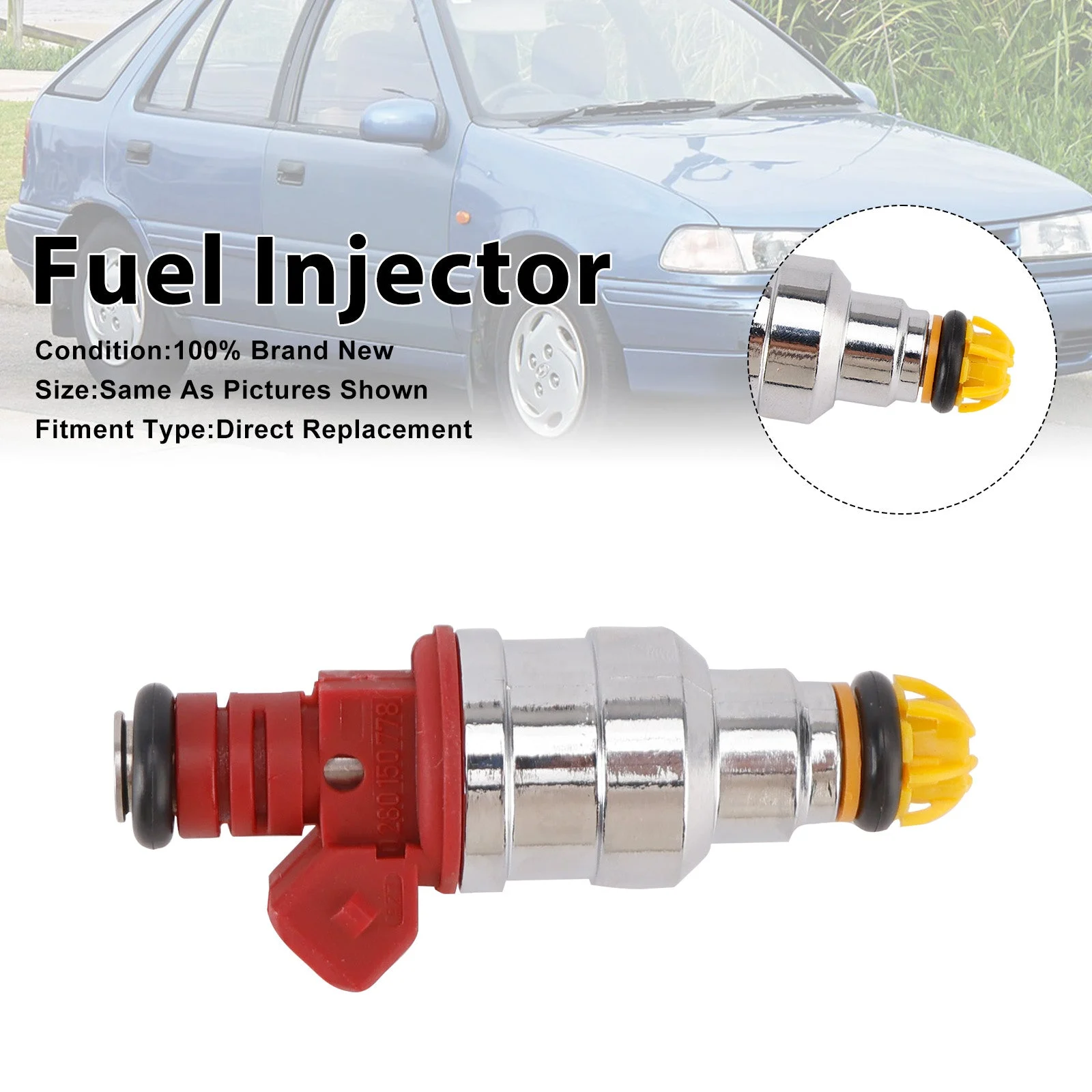 1Pcs Fuel Injector For Hyundai Excel 1990-1994 Scoupe 1991-1992 0280150788