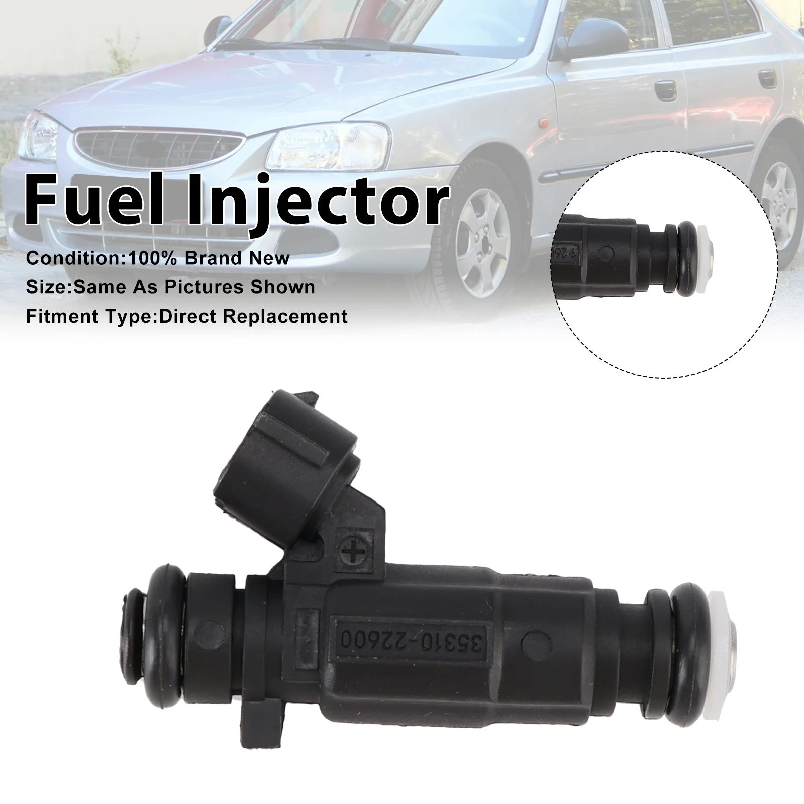 1Pcs Fuel Injector For Hyundai Accent 2000-2005 Getz 2003-2005 35310-22600