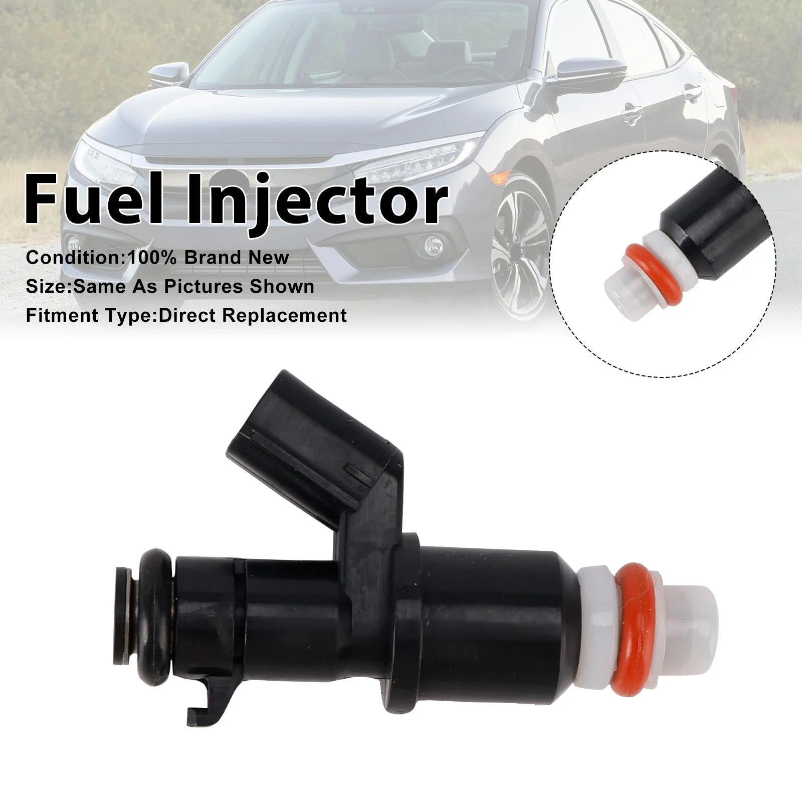 1Pcs Fuel Injector For HONDA CIVIC 2016-2021 16450-5BA-A01 164505BAA01