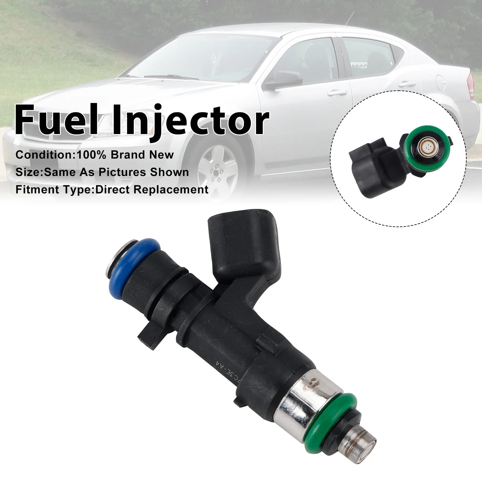 1Pcs Fuel Injector For Chrysler 300M 2004 Dodge Nitro 2007-2011 0280158028
