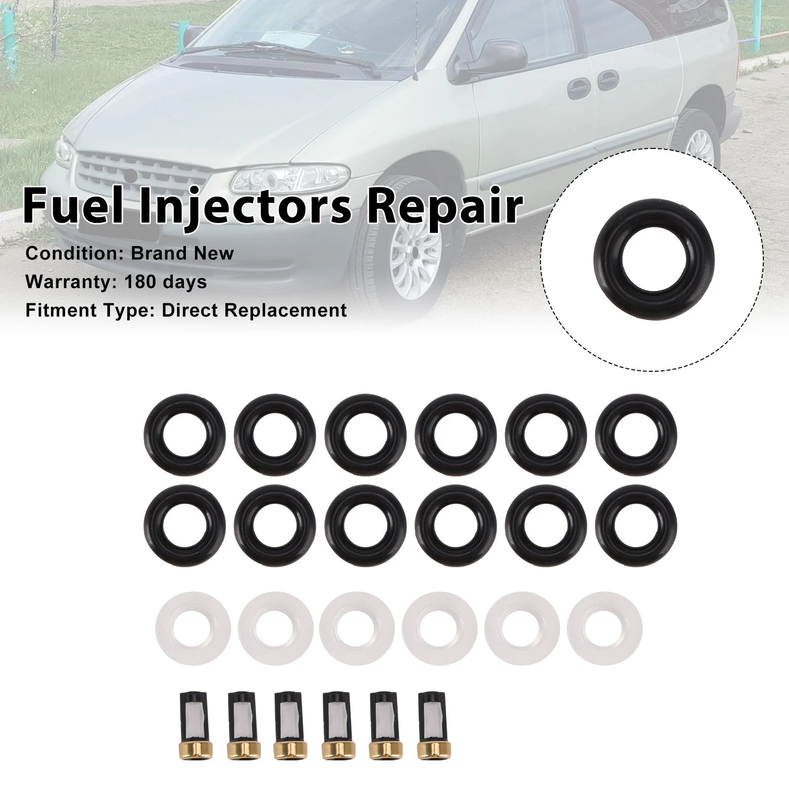 Fuel Injector Seal O-Ring 0280155789 Fit Chrysler Town & Country 1999-2000