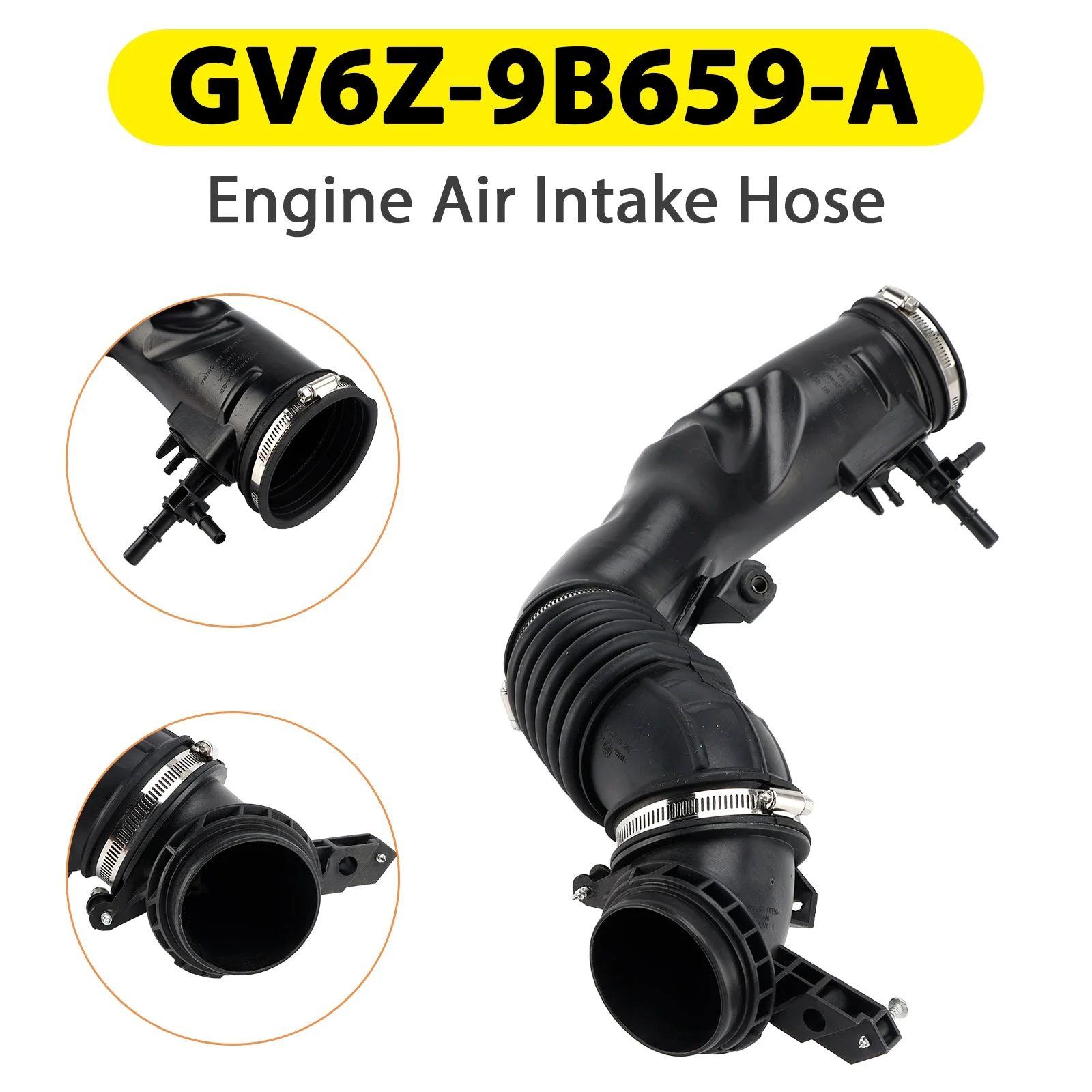 GV6Z-9B659-A Engine Air Intake Hose for Lincoln MKC Ford Escape 2017-2019