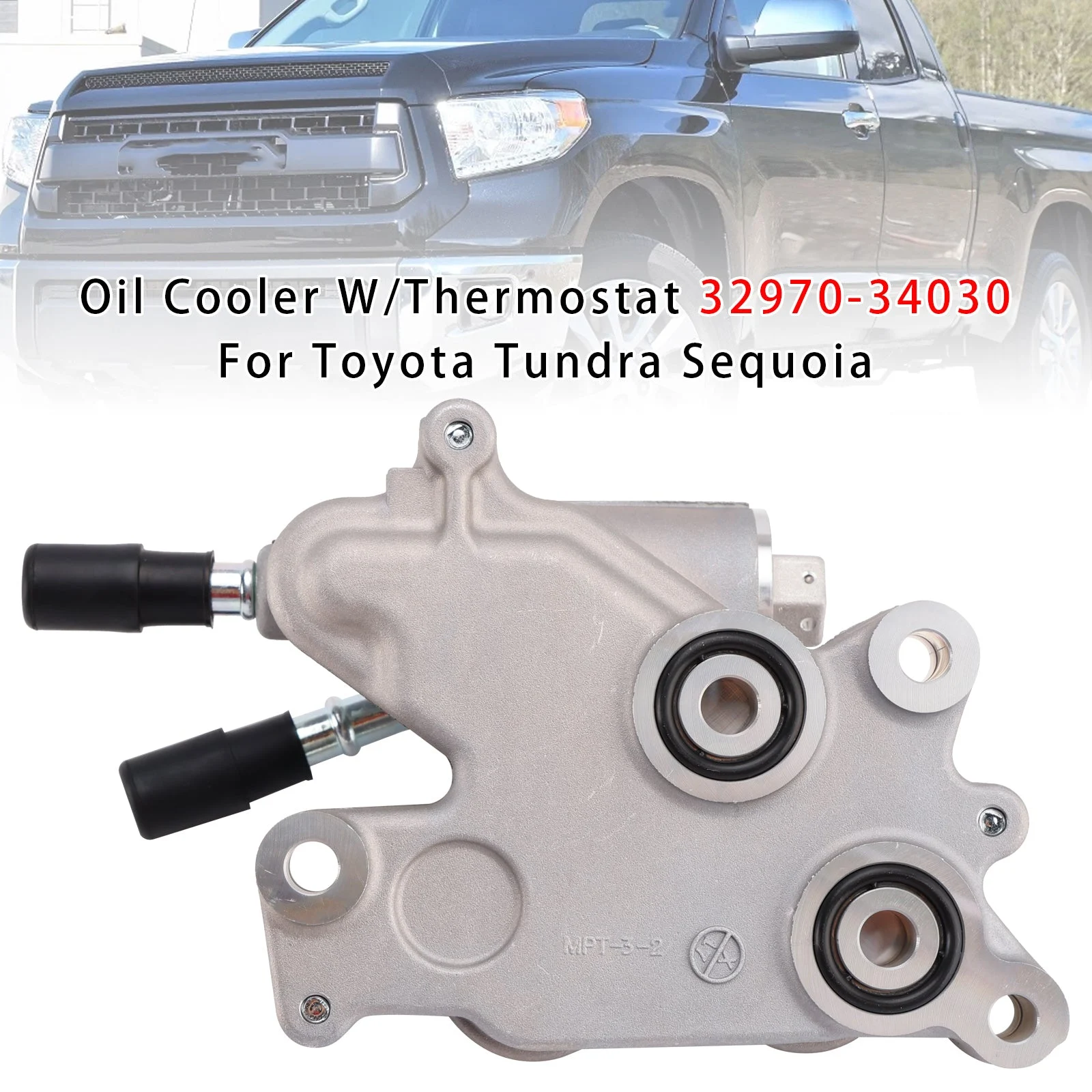 Oil Cooler W/Thermostat 32970-34030 For Toyota Tundra Sequoia