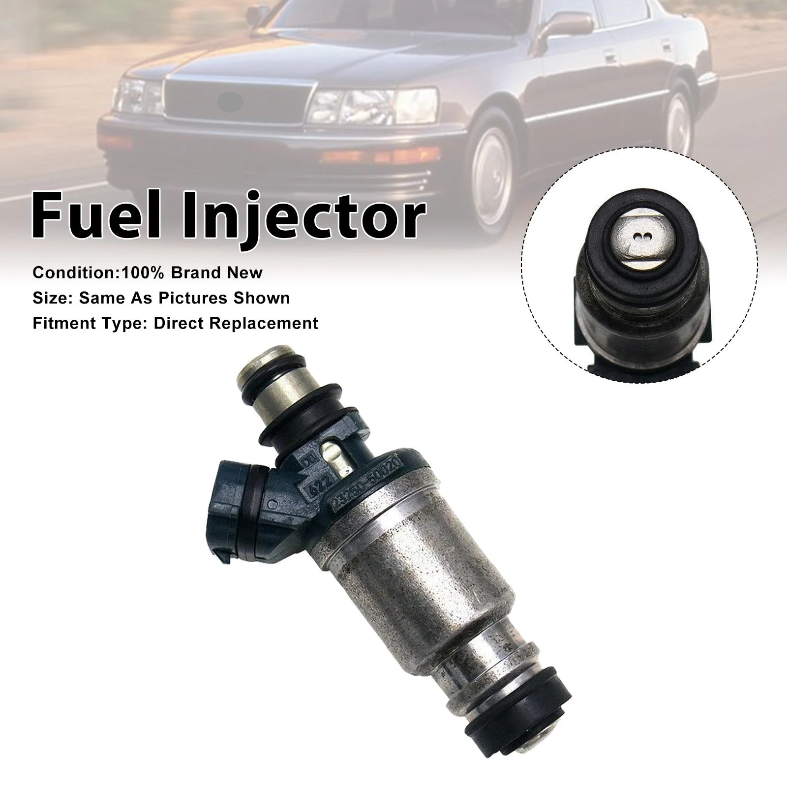 1Pcs Fuel Injector For Lexus LS400 1992-1997 SC400 1992-1997 23250-50020