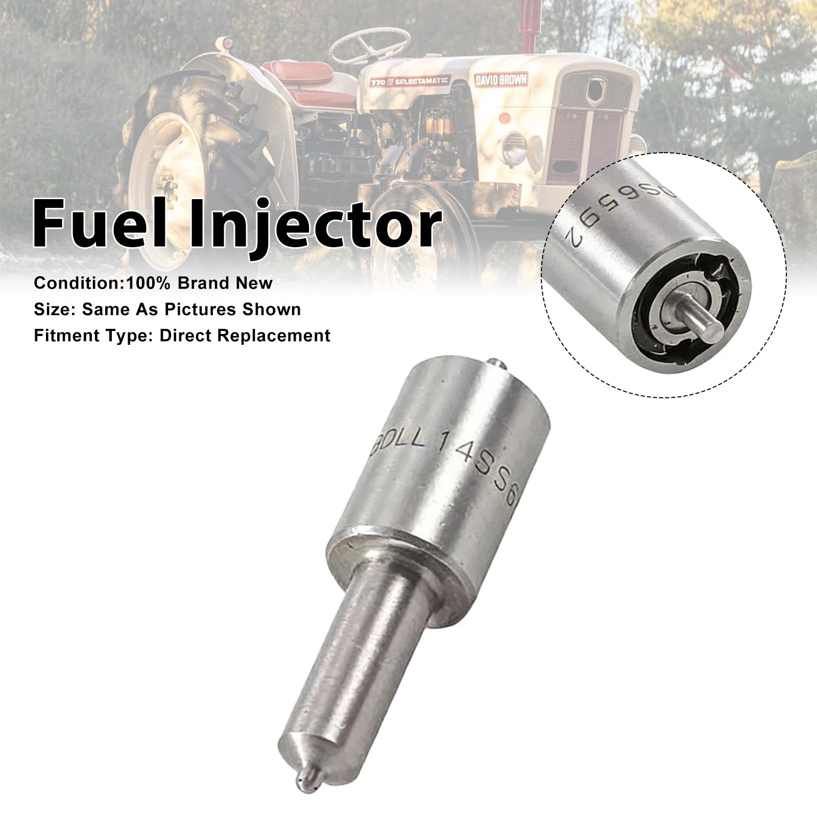 1Pcs Fuel Injector For David Brown 770 885 900 1294 1390 1410 BDLL140S6592