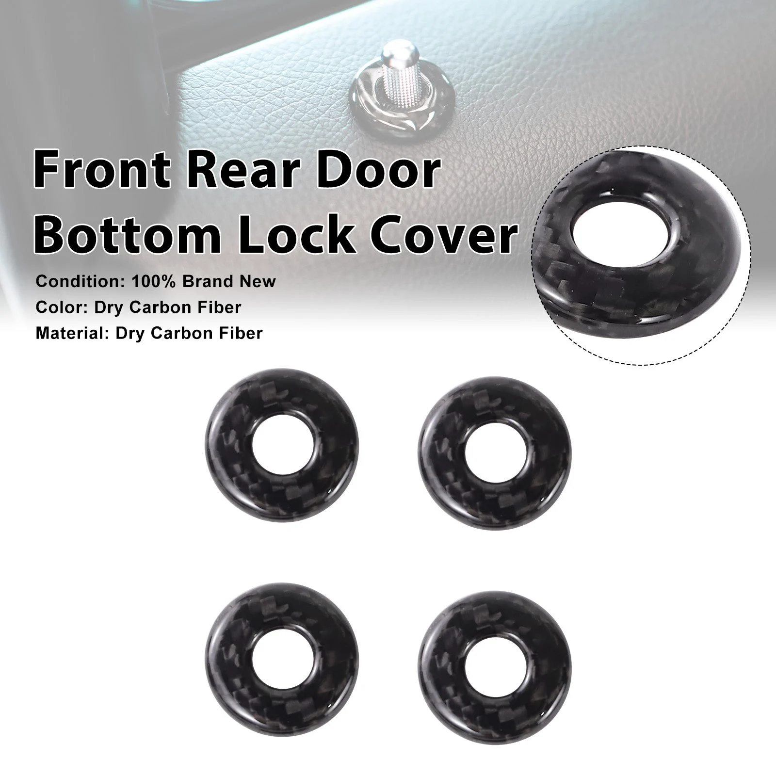 Front Rear Door Bottom Lock Cover Fit Mercedes Benz W464 W465 2019-2026