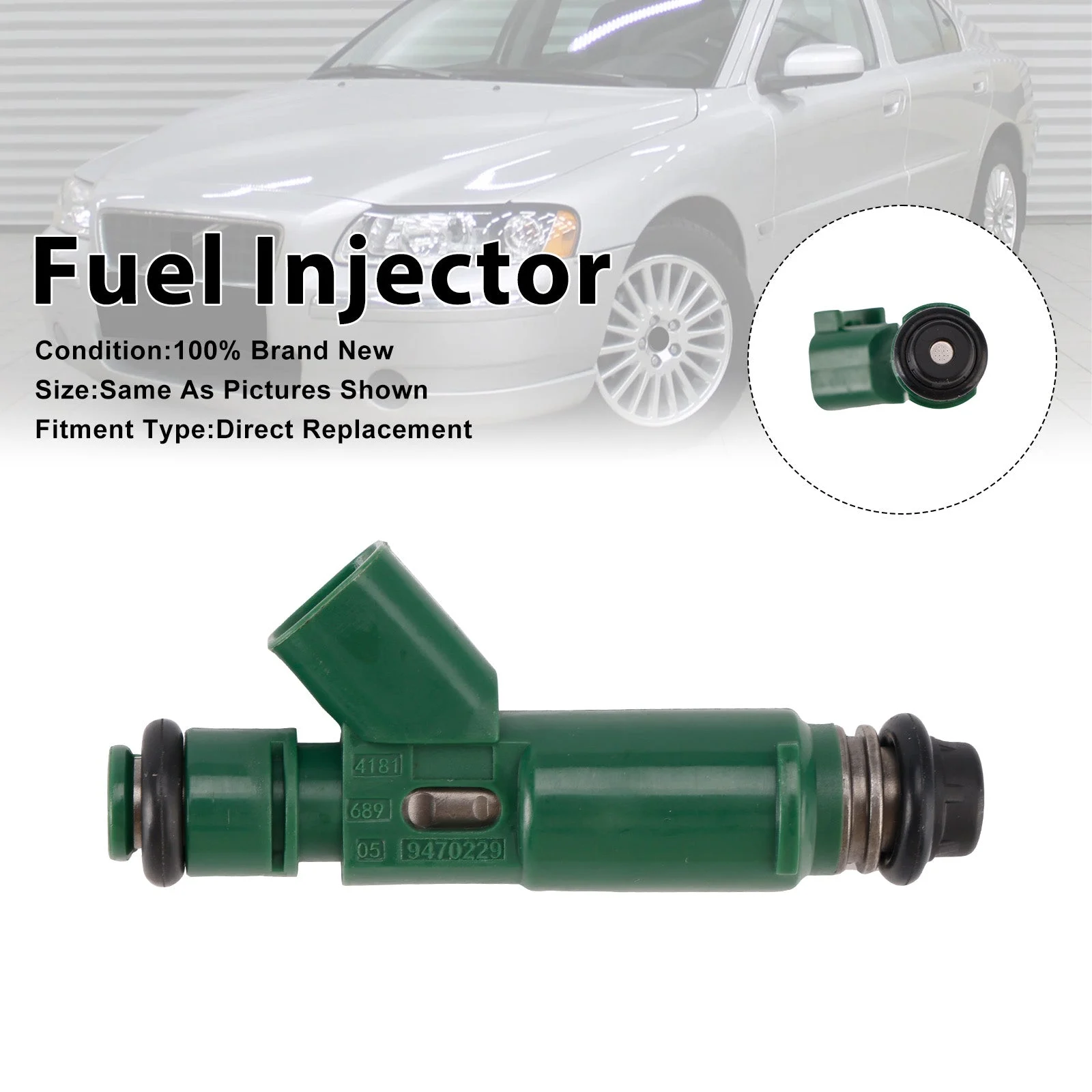 1Pcs Fuel Injector For Volvo S60 2.4L 1999-2005 V70 2.4L 1998-2007 9470229