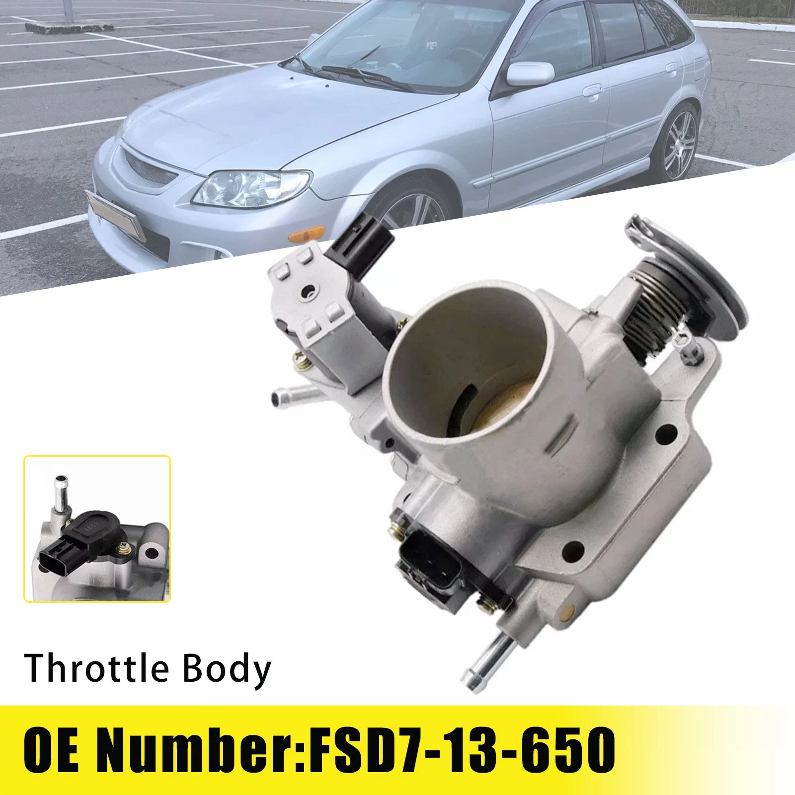 Throttle Body Assembly FSD7-13-650 For Mazda Protege Protege5 626 2.0L 1999-2003