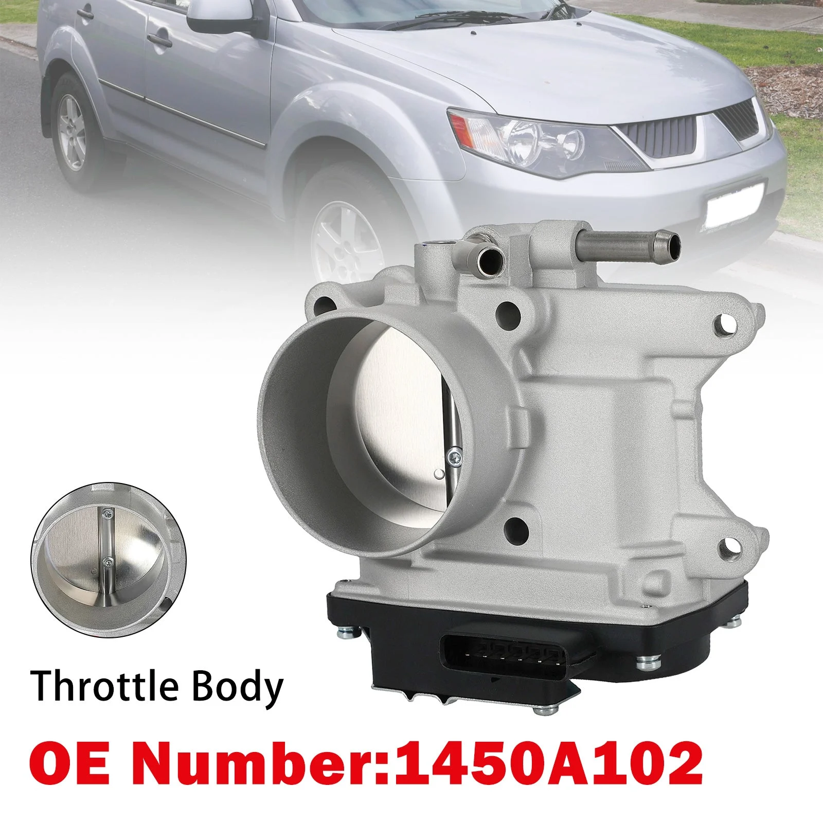 Throttle Body 1450A102 For Mitsubishi Outlander 2007 2008 2009 V6 3.0L 4-Door