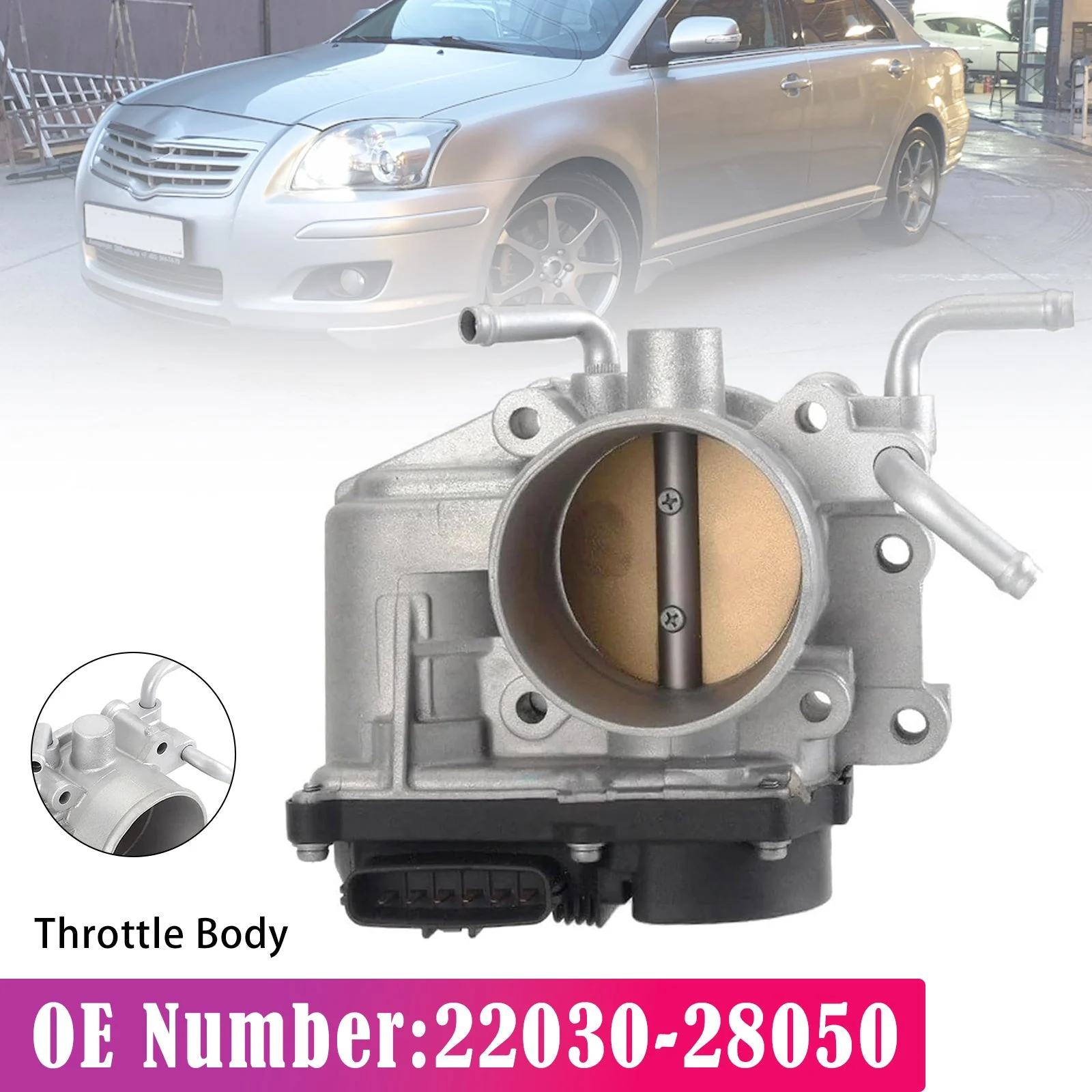Throttle Body Assembly 22030-28050 For Toyota Avensis 2.0 2003-2008