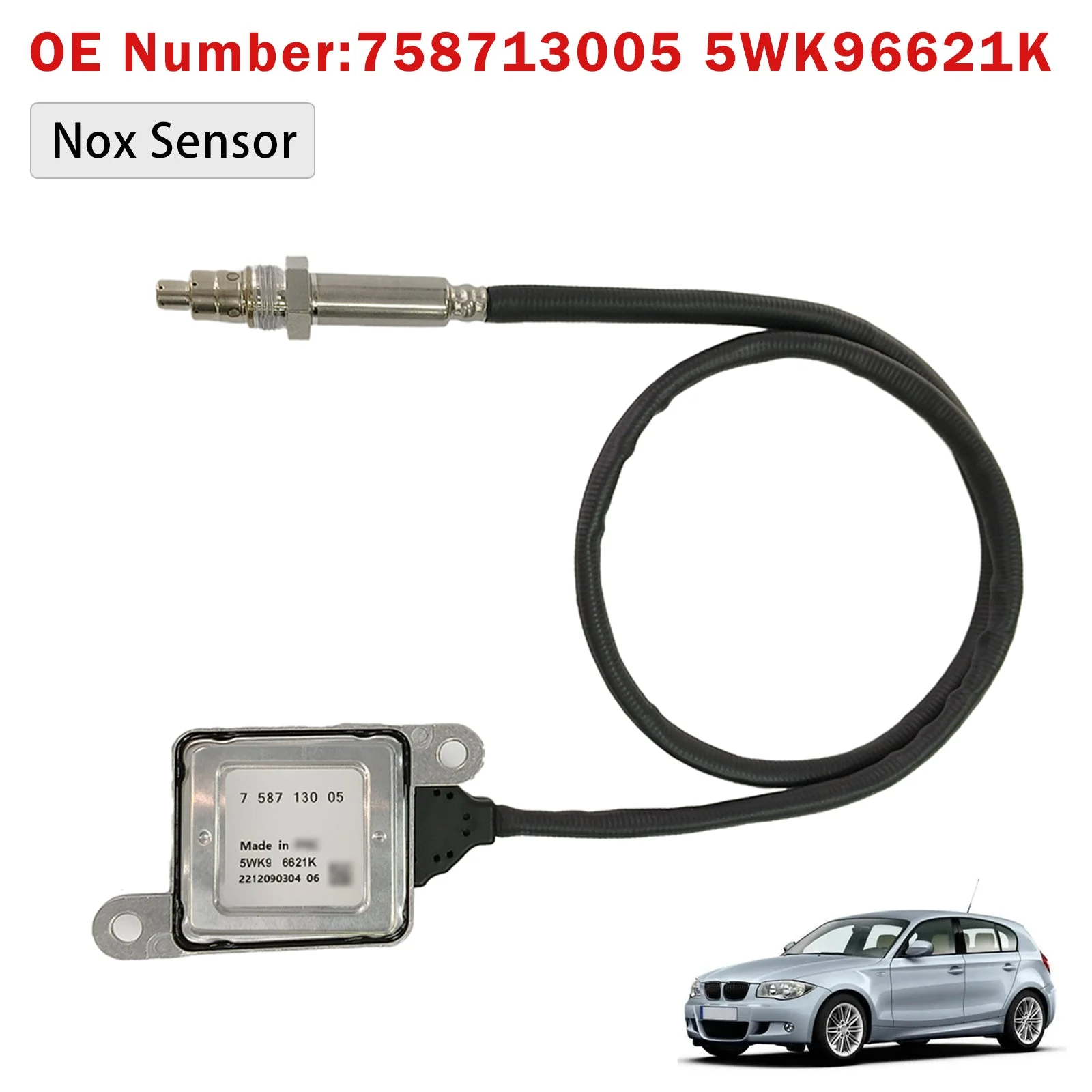 NOx Sensor 758713005 5WK96621K For BMW 1 3 Series E81 E87 LCI E90 E91 E92 E93