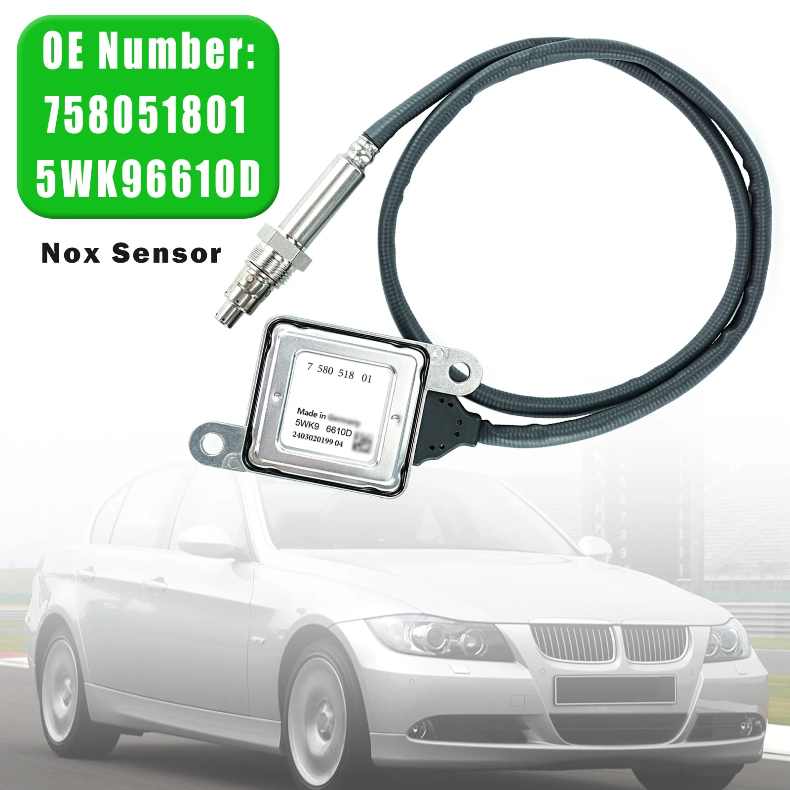 Nox Sensor 758051801 5WK96610D For BMW E90 E91 E60 E61 E63 E64 325i 330i 525i