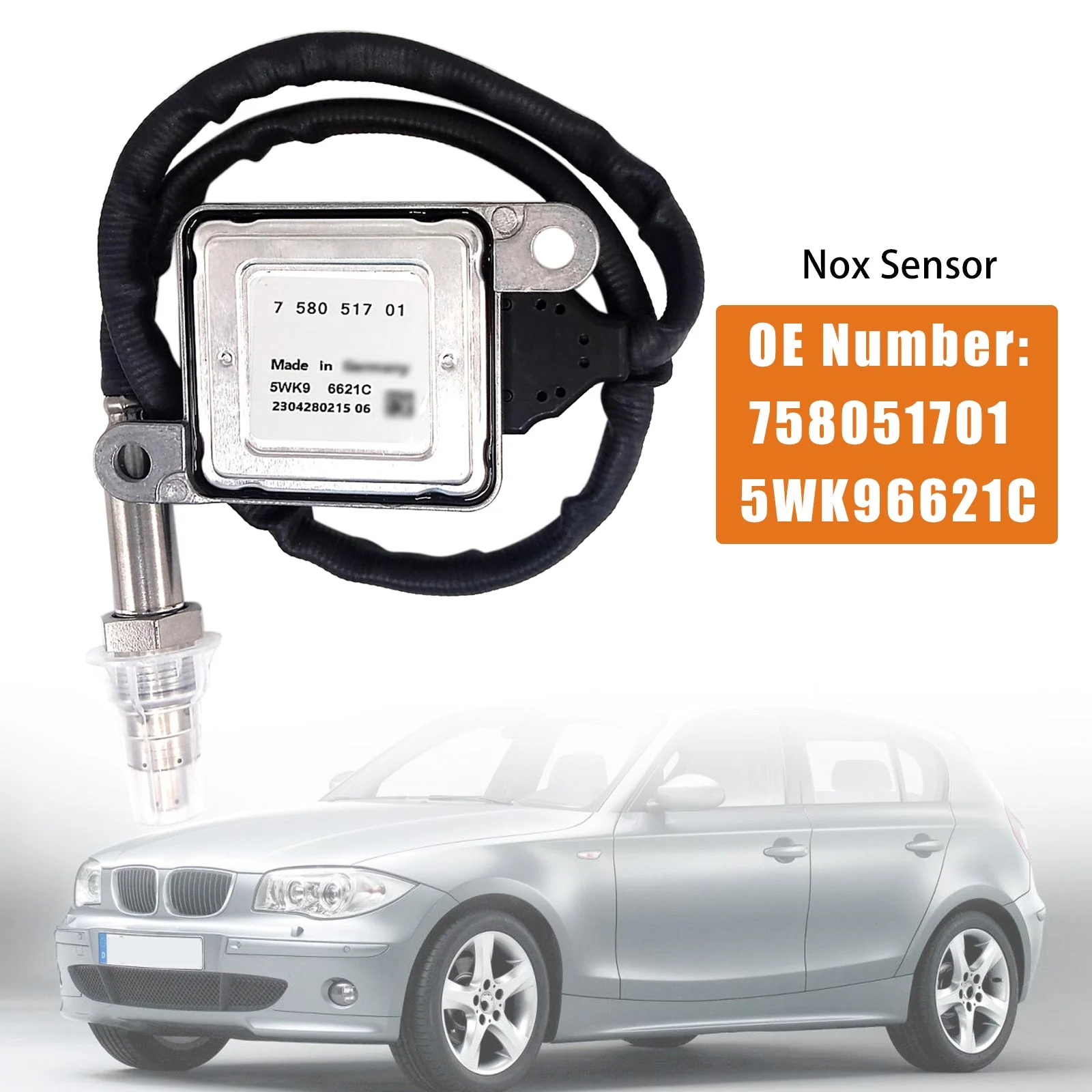 Nox Sensor 758051701 5WK96621C For BMW E81 E87 Lci E90 E91 E92 E93