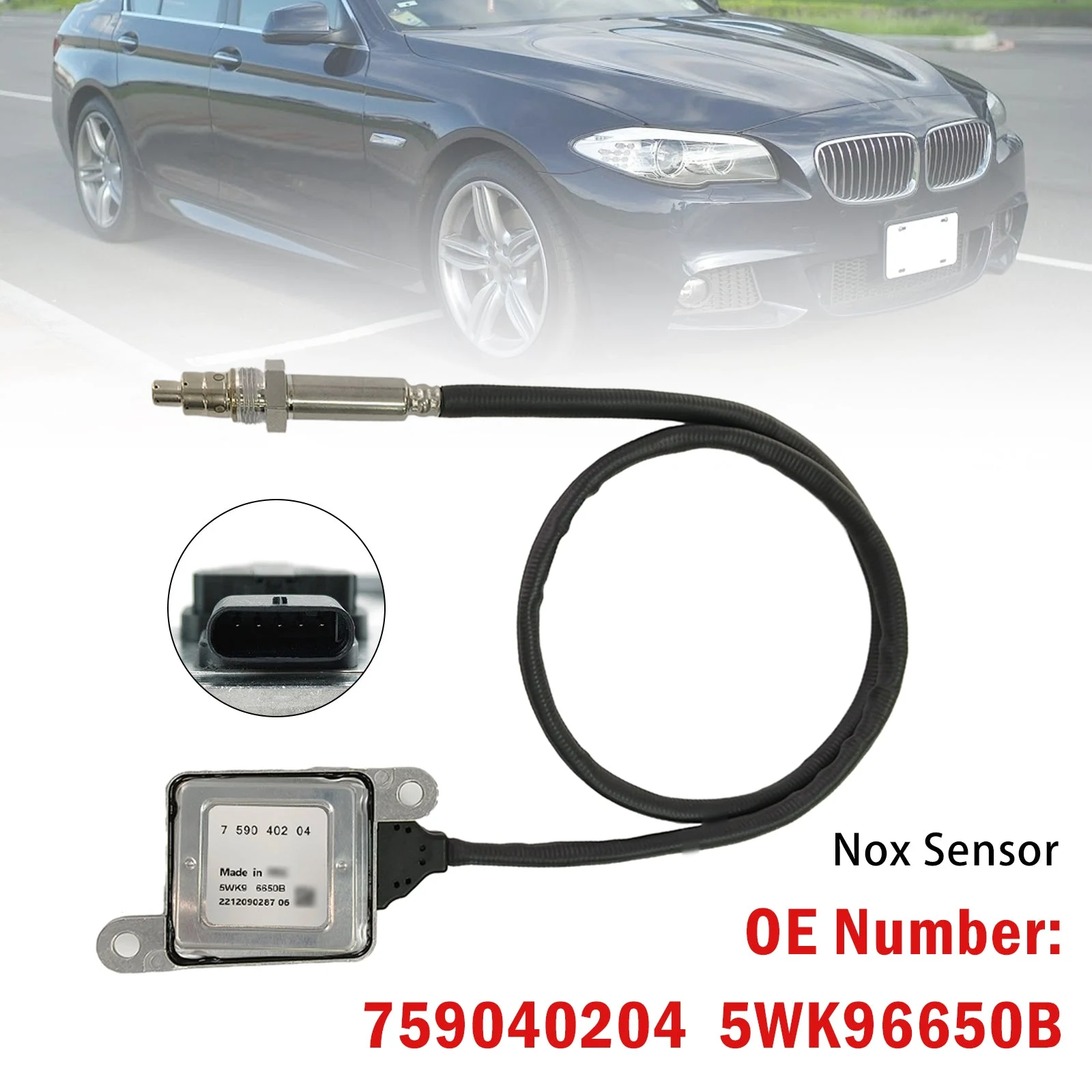 NOx Sensor 759040204 5WK96650B For BMW F10 F11 N53 523i 528i 530i