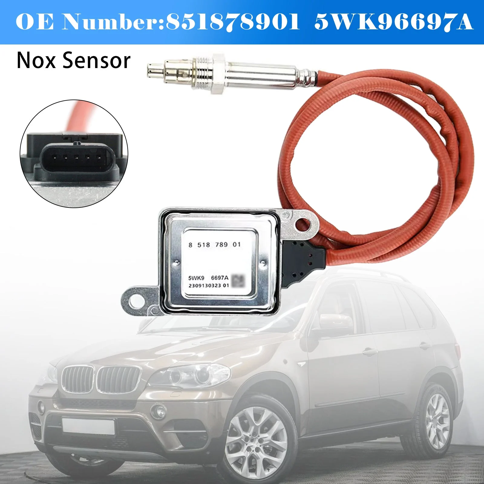 Nitrogen Oxide NOx Sensor 851878901 5WK96697A For BMW E70 F30 X5 328dxDrive