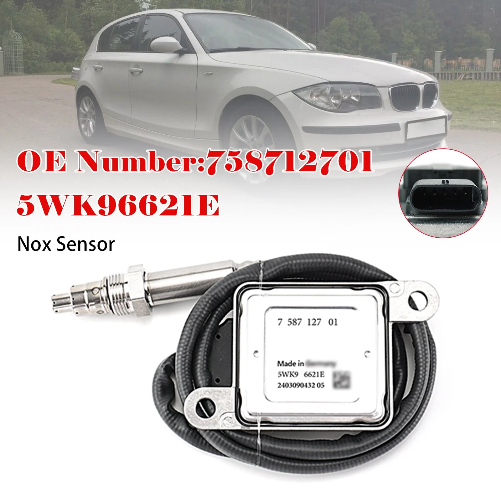 NOx Sensor 758712701 For BMW E81 E82 E87 E88 E90 E91 E92 E93