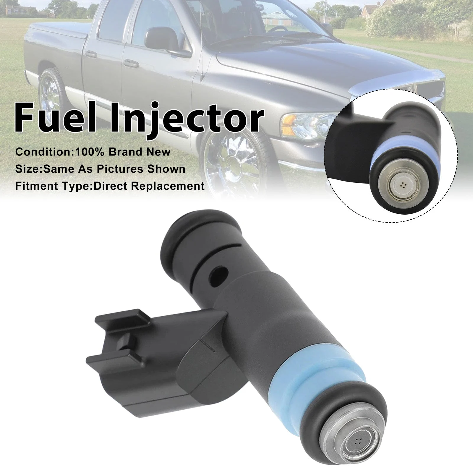 1Pcs Fuel Injector For Dodge Ram 1500 2500 3500 5.7L V8 2003 53032142AC