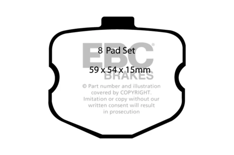 EBC - Front Yellowstuff Pad PN DP41771/3R