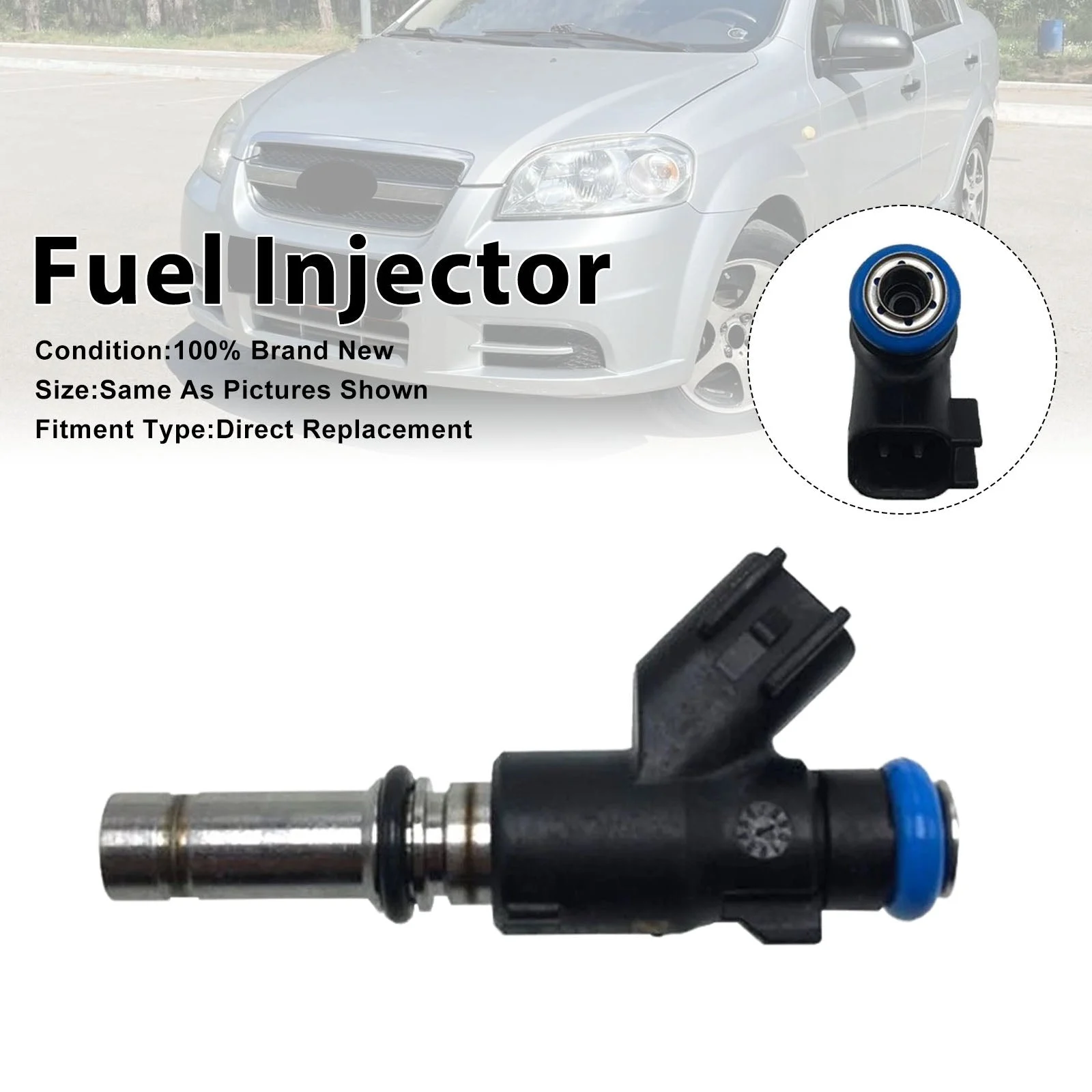 1Pcs Fuel Injector For Chevrolet Aveo 09-11 For Pontiac G3 09-10 25380933