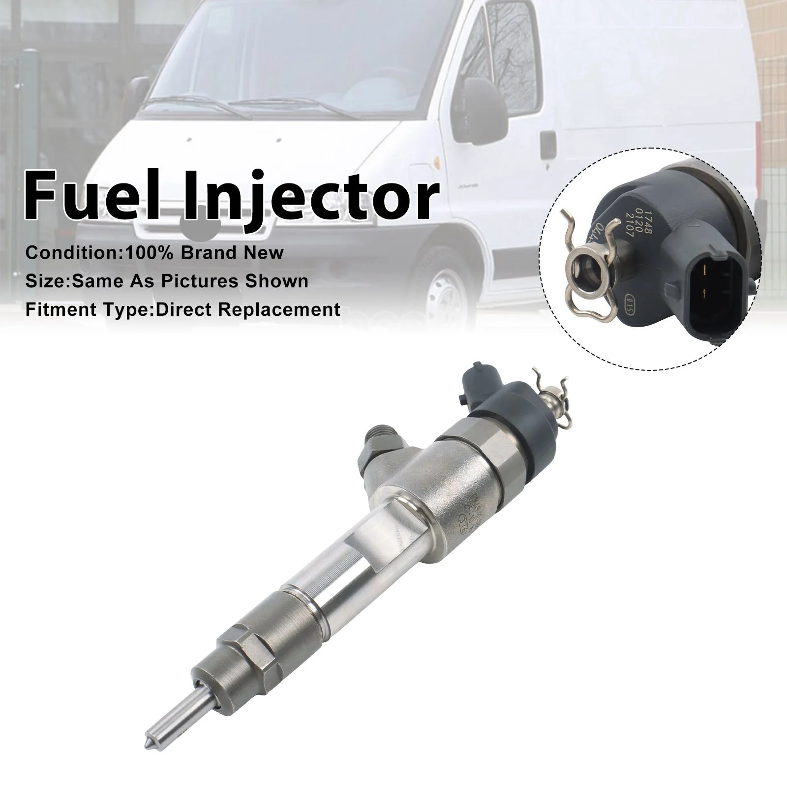 1Pcs Fuel Injector For Citroen Jumper For Fiat Ducatol 2000-09 0445120002