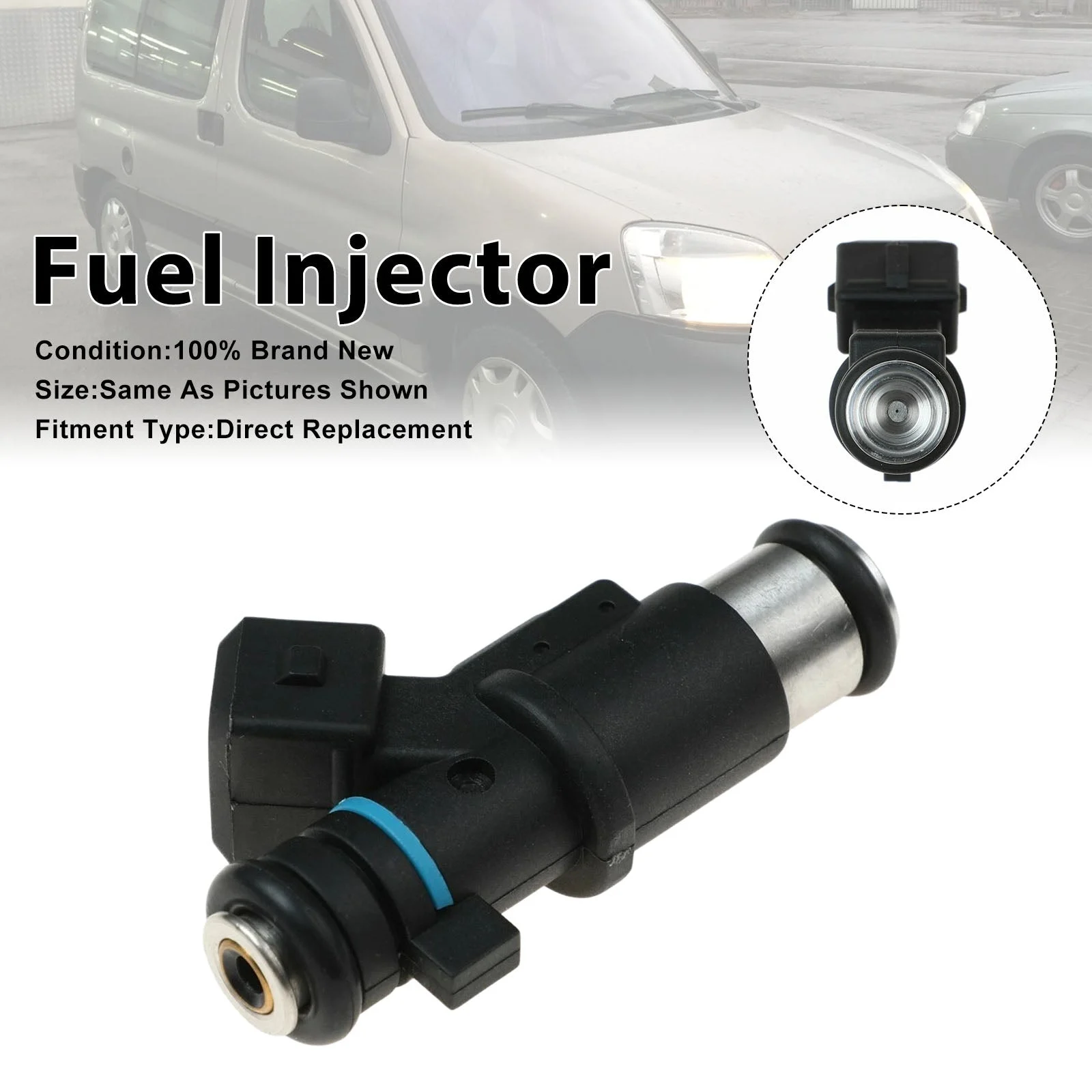 1Pcs Fuel Injector For Citroen Berlingo 1996-2011 C2 1.4L 2003-2009 1984e0